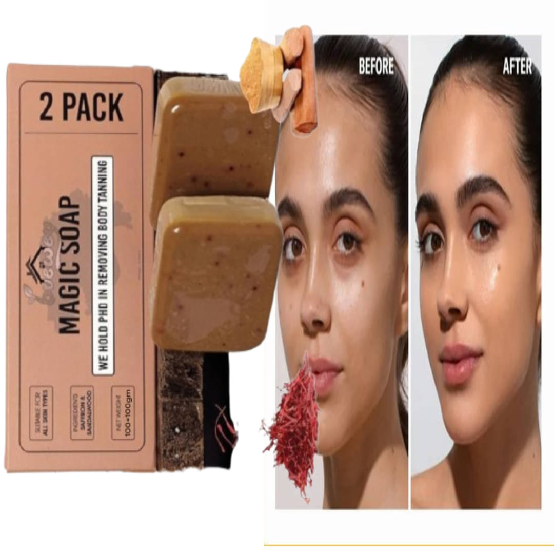 BUEWEY Beauty GHARI Soap Magic And Saffron Bath Soap for All Skin Type ( Pack of 2 ) BUEWEY Beauty GHARI Soap Magic And Saffron Bath Soap for All Skin Type ( Pack of 2 )