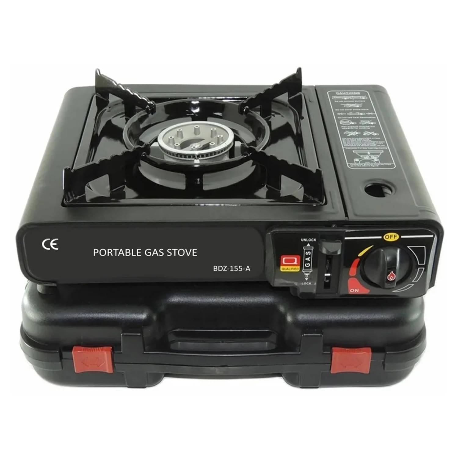     			Portable Camping Stove With CarryIng Case | 2 IN Portable Camping Stove | Gas Powerd Single Burn Stove For Outdoor, Camping, Hiking, Trekking