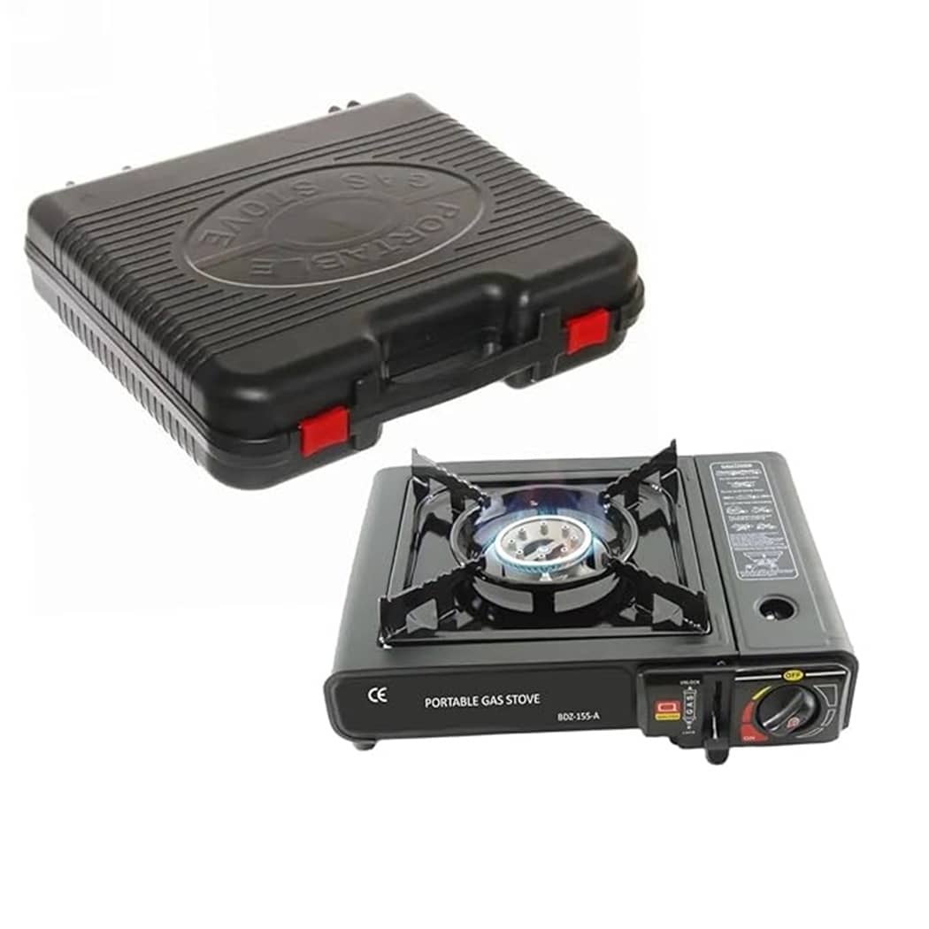 Portable Camping Stove With CarryIng Case | 2 IN Portable Camping Stove | Gas Powerd Single Burn Stove For Outdoor, Camping, Hiking, Trekking - Sports and Fitness Equipment | Buy online on ZillyBuy