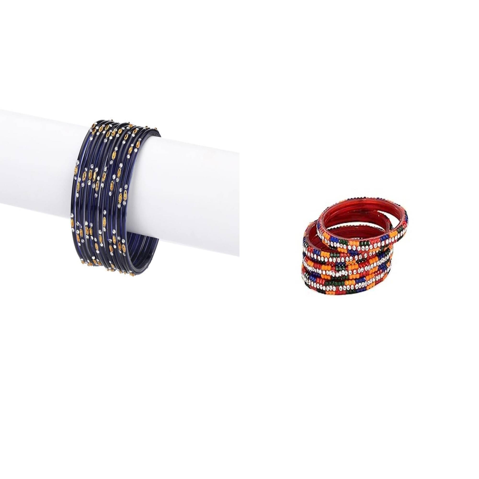     			AFAST Multicolor Bangle Set ( Pack of 2 )