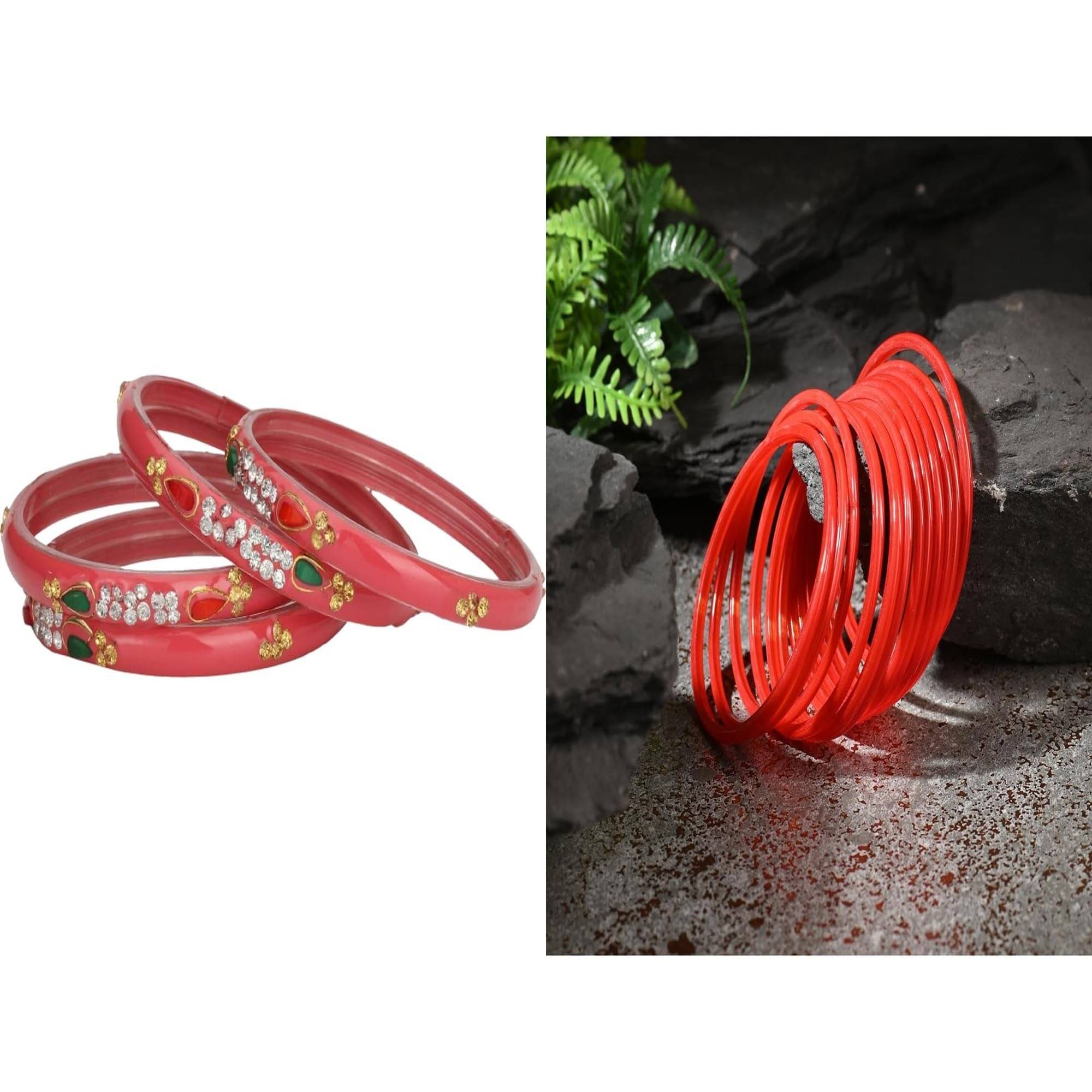     			AFAST Multicolor Bangle Set ( Pack of 2 )