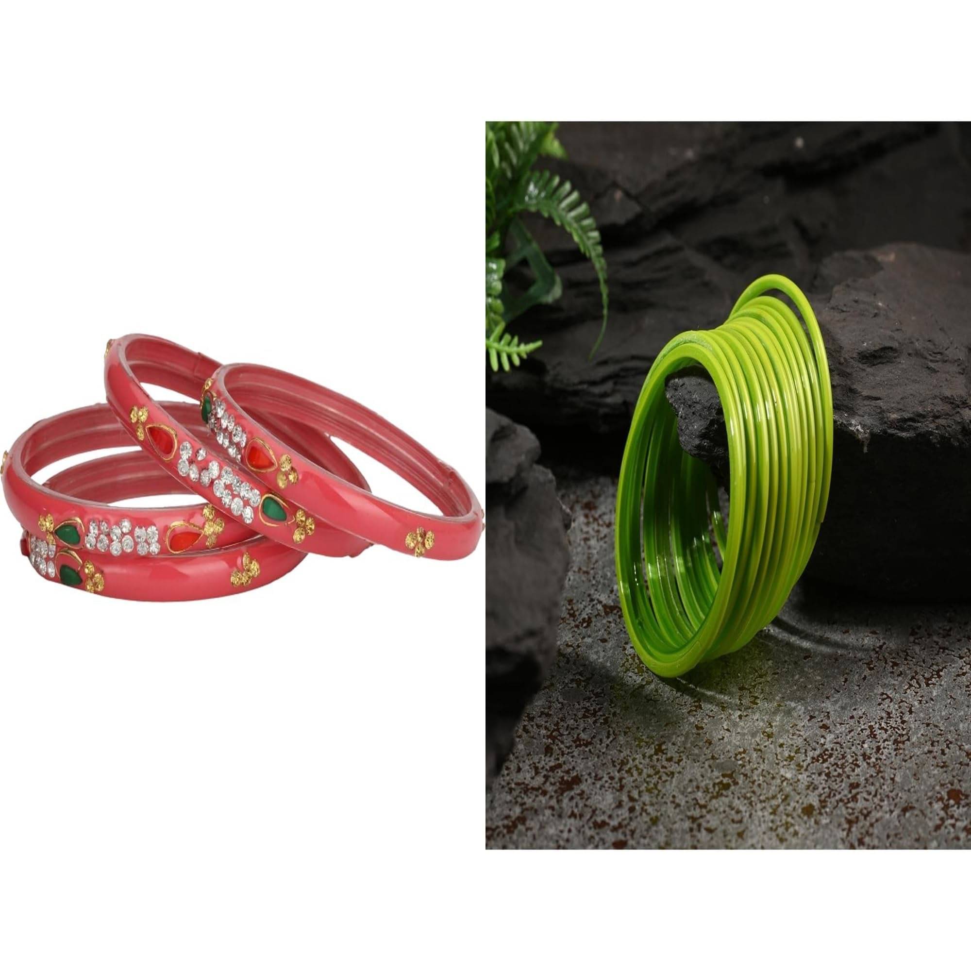     			AFAST Multicolor Bangle Set ( Pack of 2 )