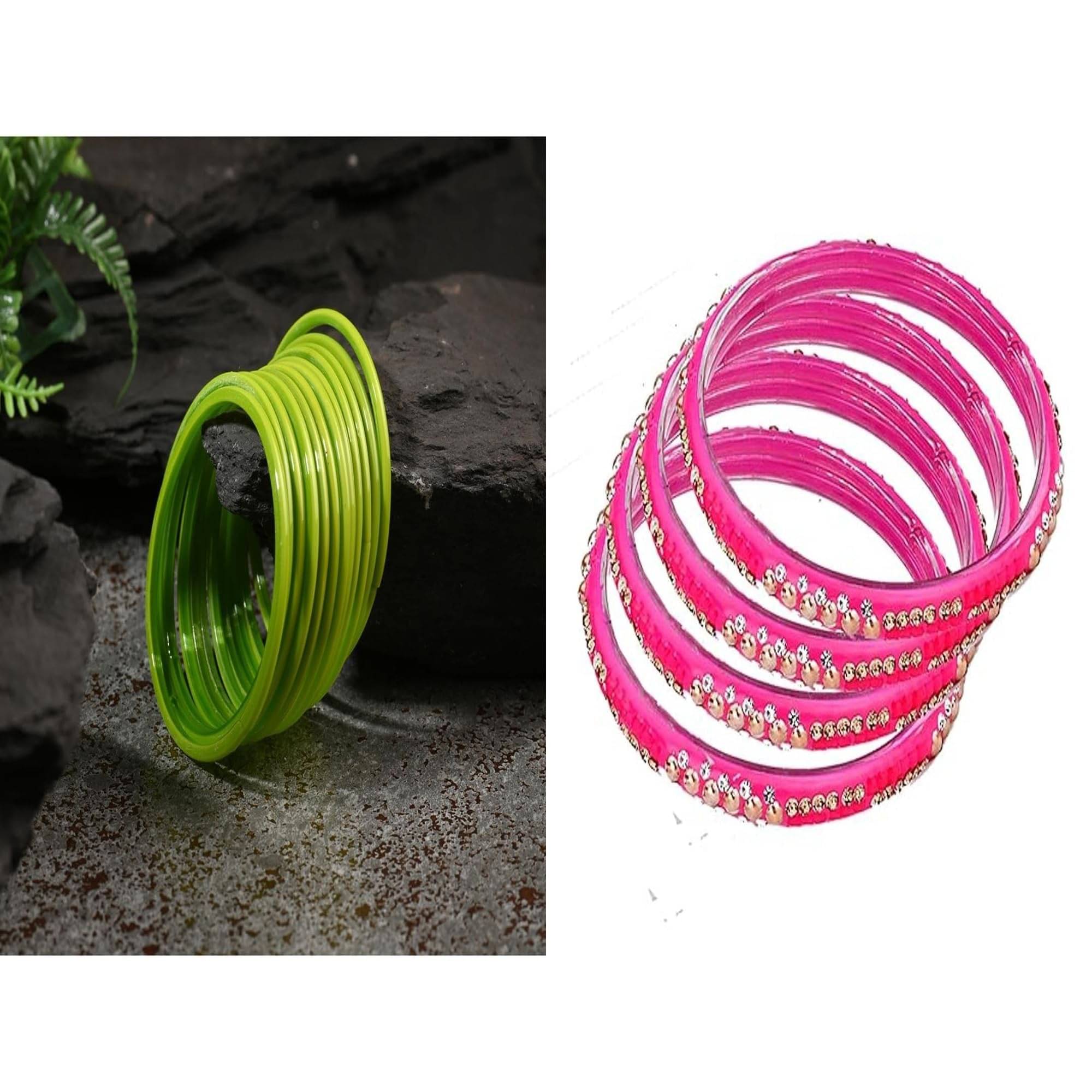     			AFAST Multicolor Bangle Set ( Pack of 2 )