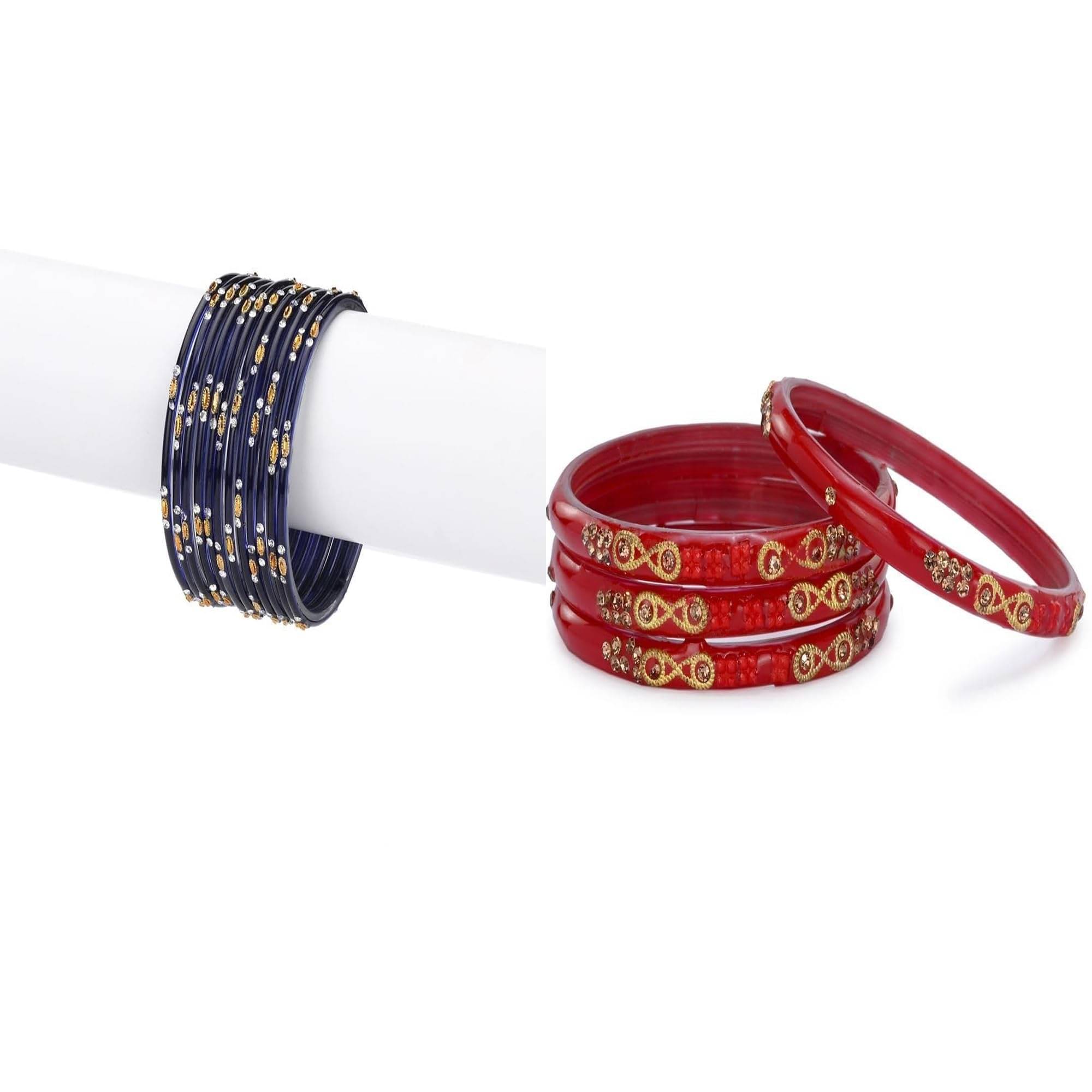     			AFAST Multicolor Bangle Set ( Pack of 2 )