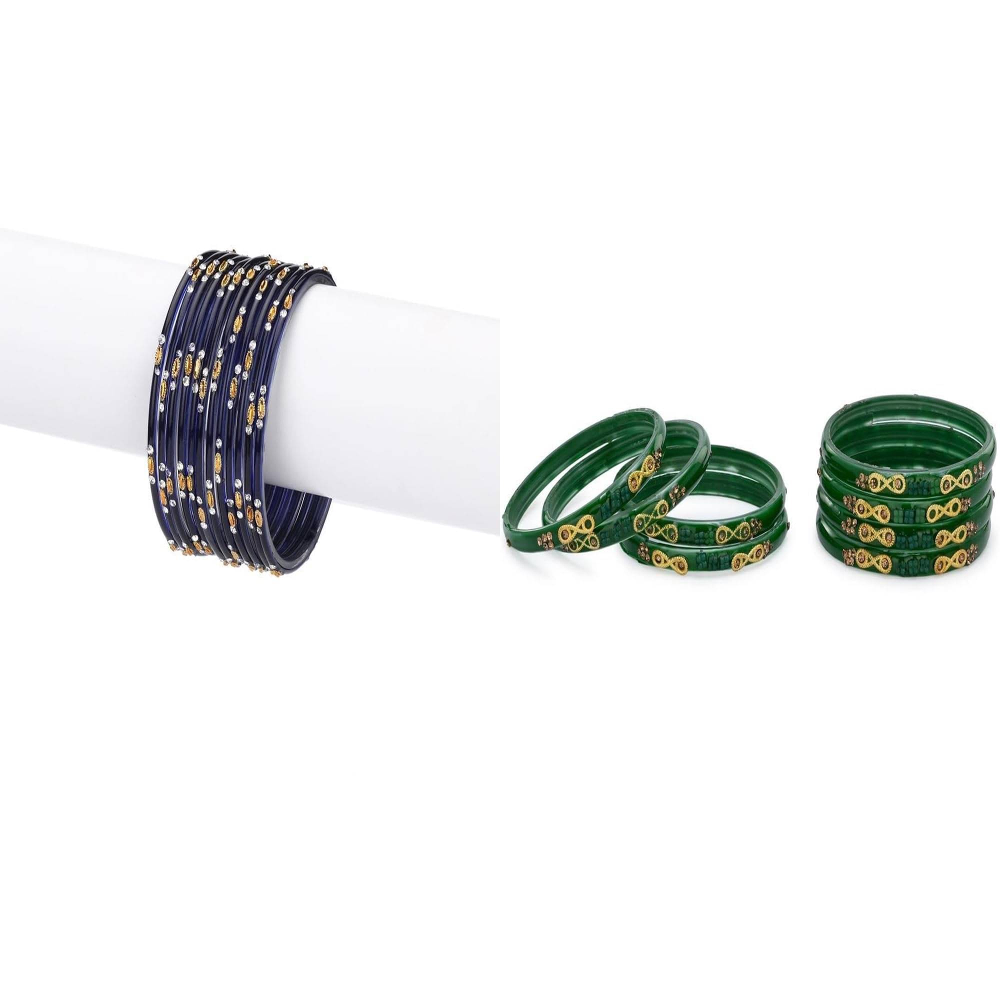     			AFAST Multicolor Bangle Set ( Pack of 2 )