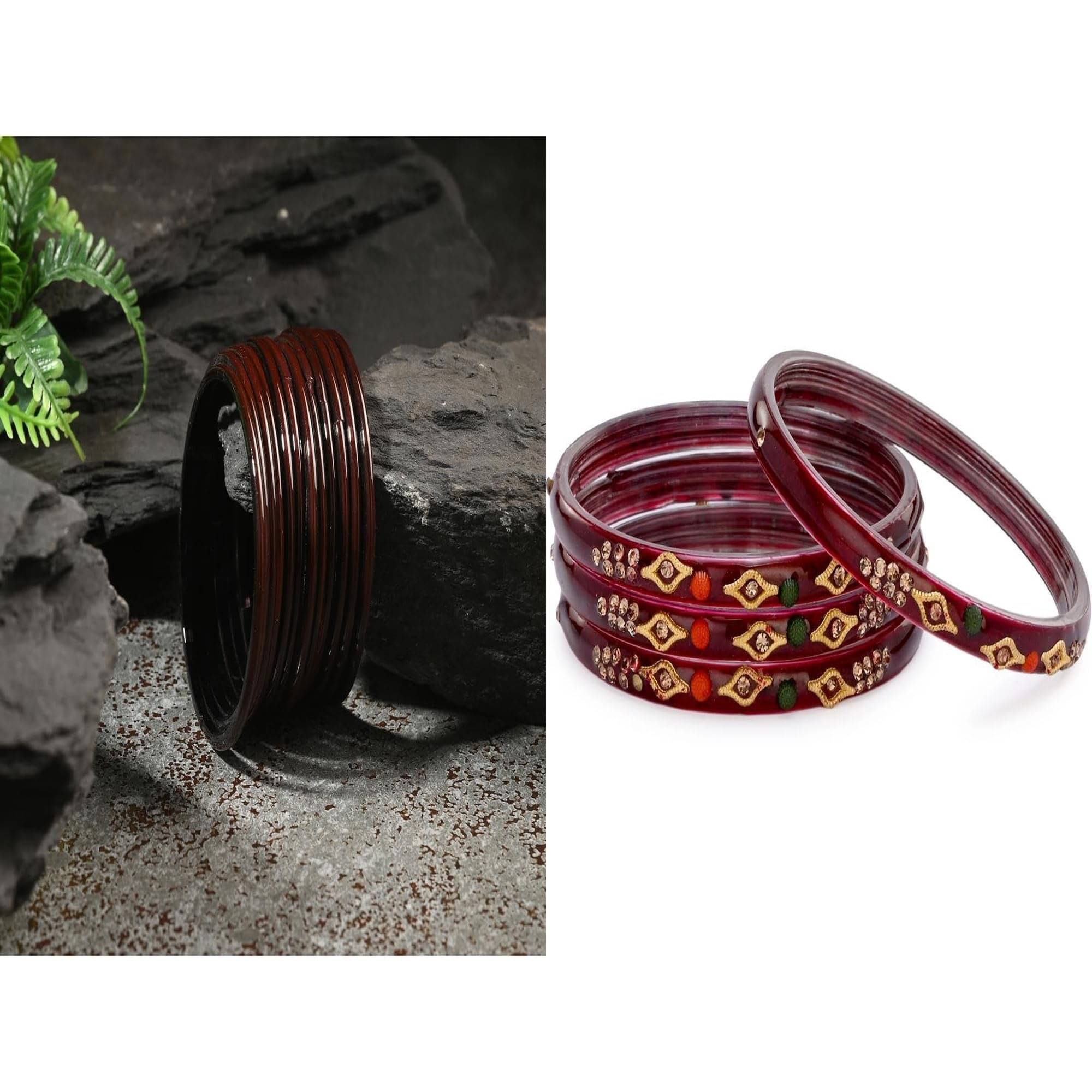    			AFAST Multicolor Bangle Set ( Pack of 2 )