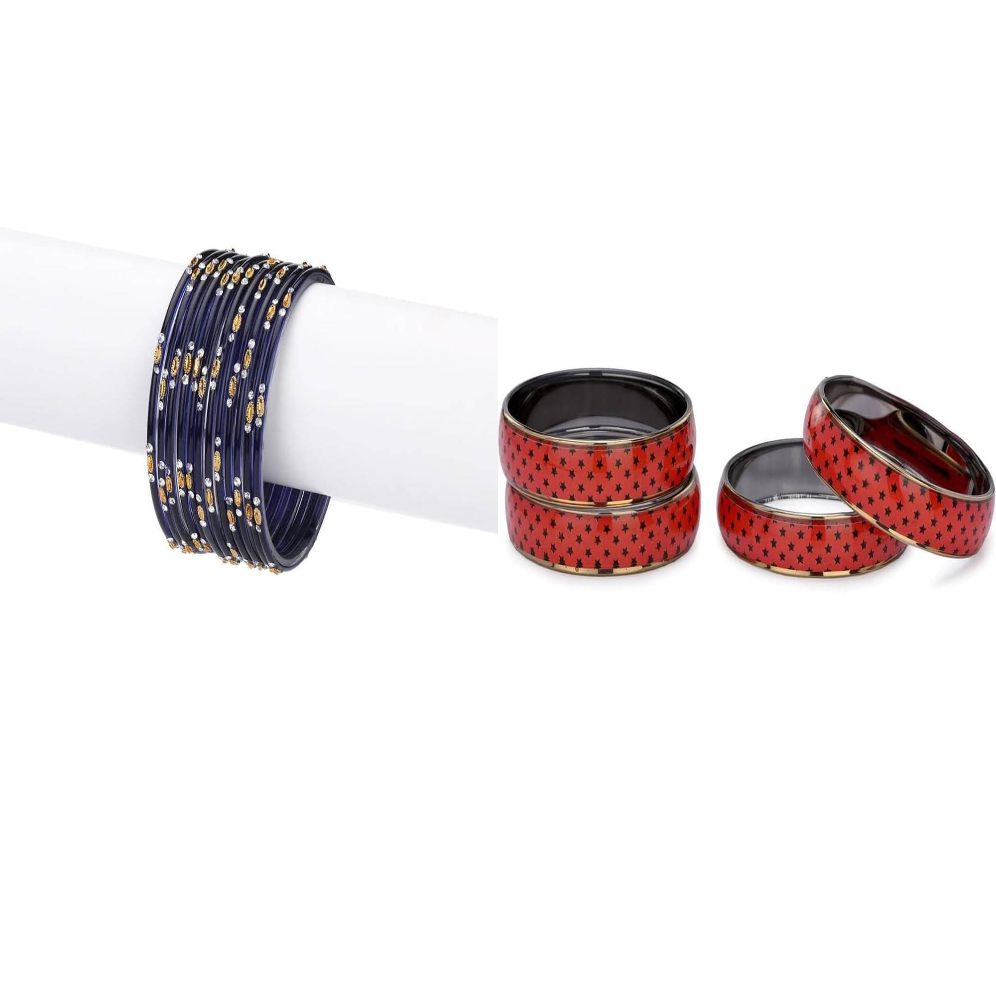     			AFAST Multicolor Bangle Set ( Pack of 2 )