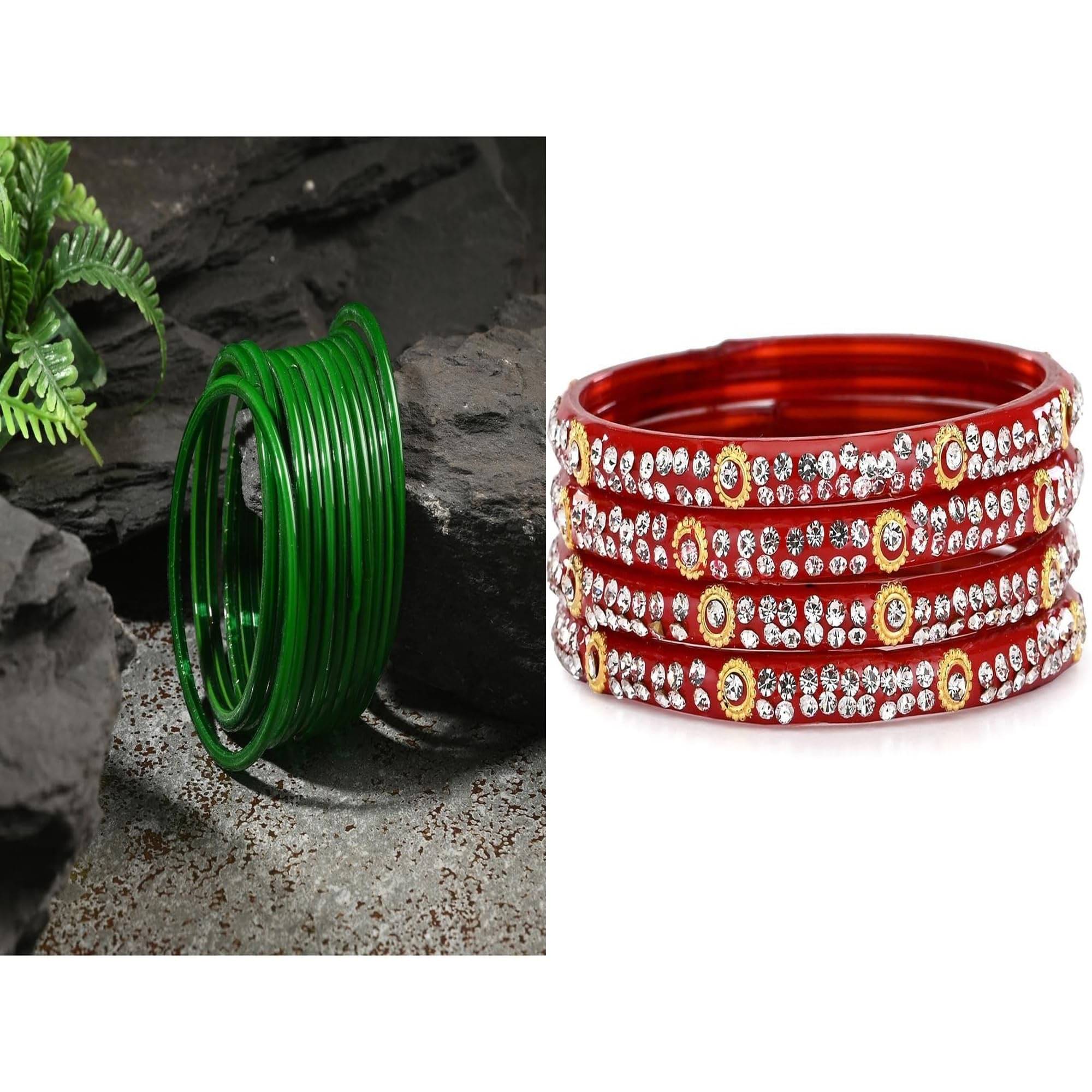     			AFAST Multicolor Bangle Set ( Pack of 2 )