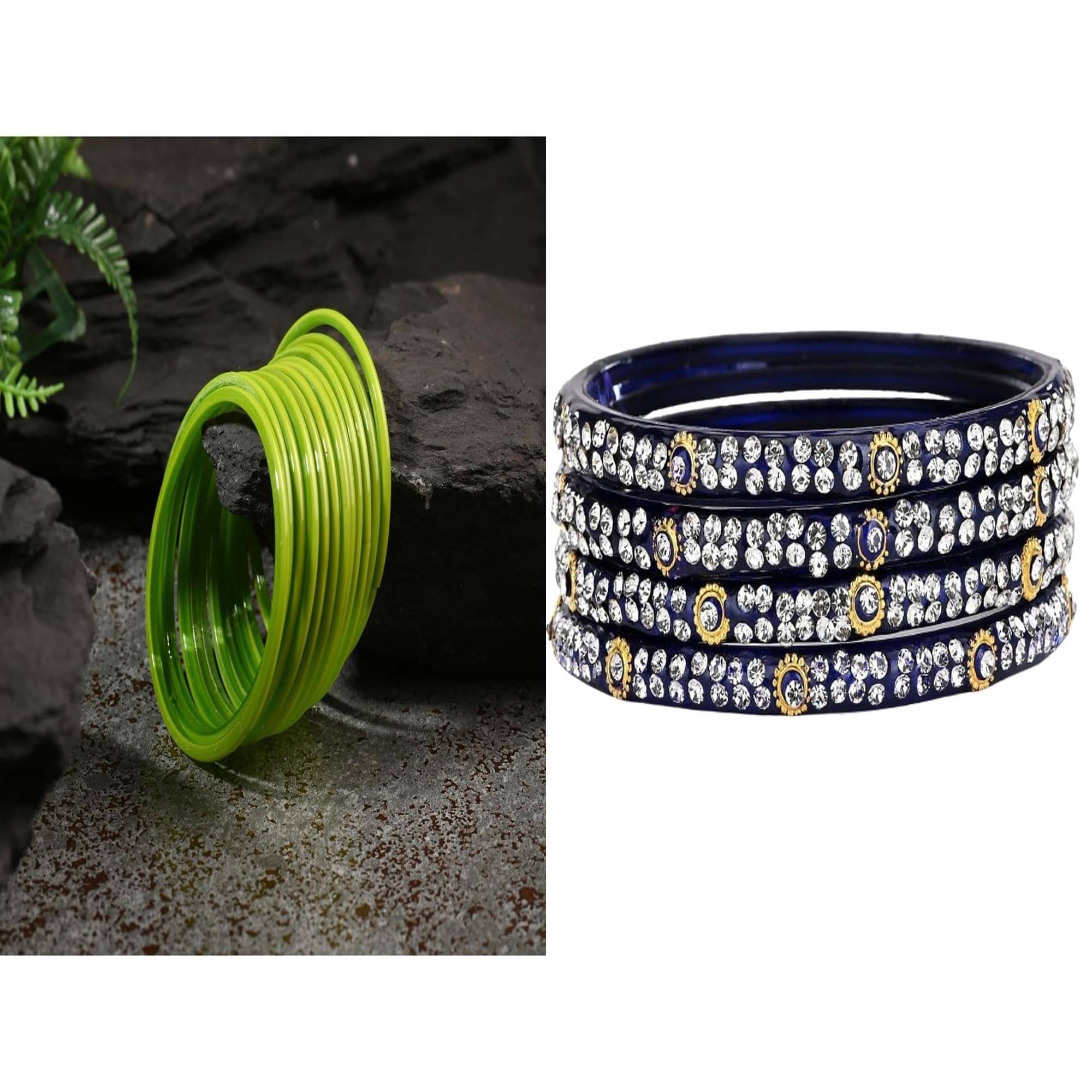     			AFAST Multicolor Bangle Set ( Pack of 2 )
