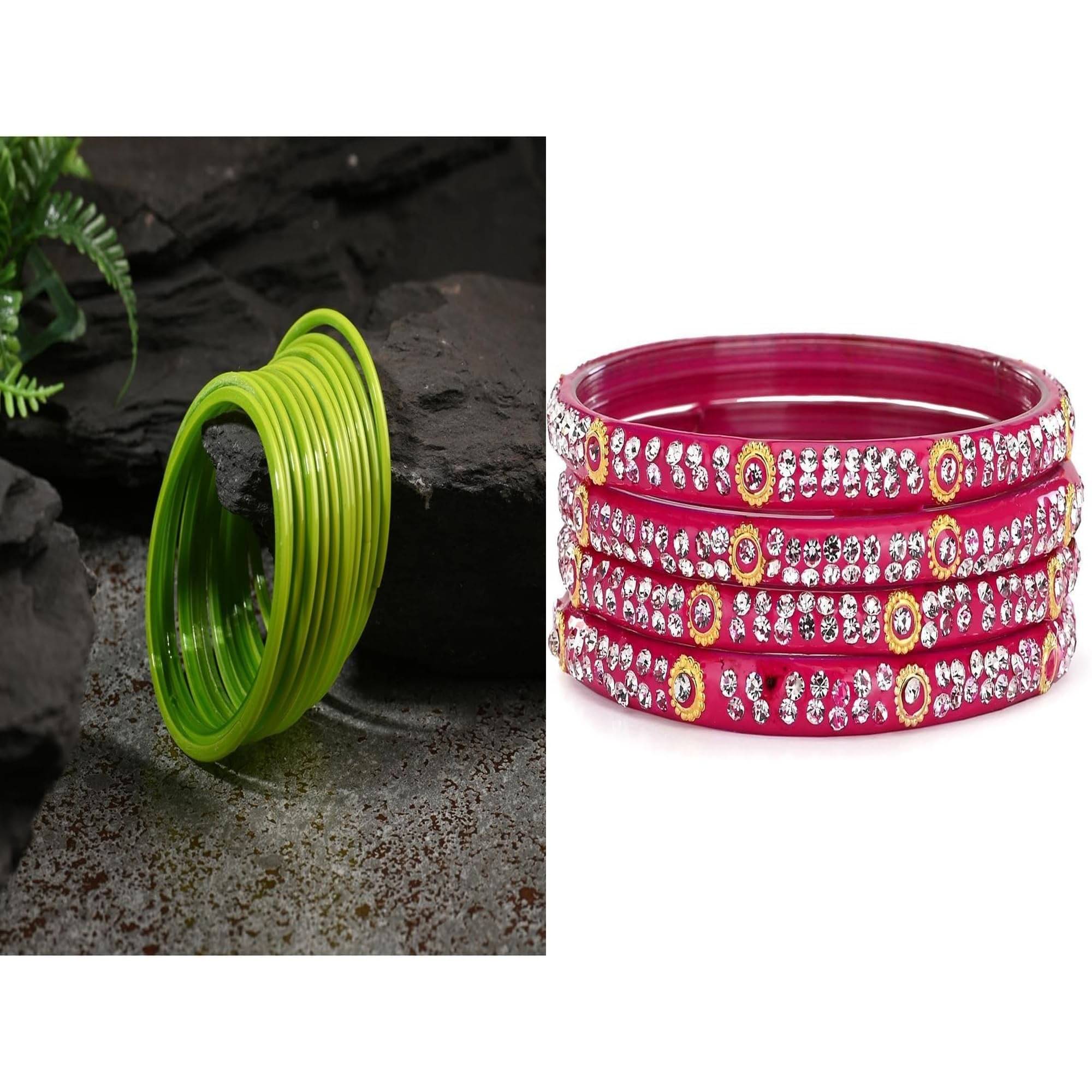 AFAST Multicolor Bangle Set ( Pack of 2 ) AFAST Multicolor Bangle Set ( Pack of 2 )