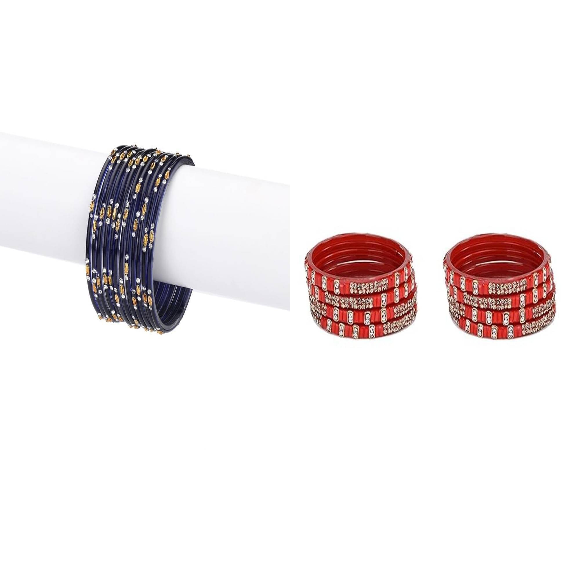     			AFAST Multicolor Bangle Set ( Pack of 2 )