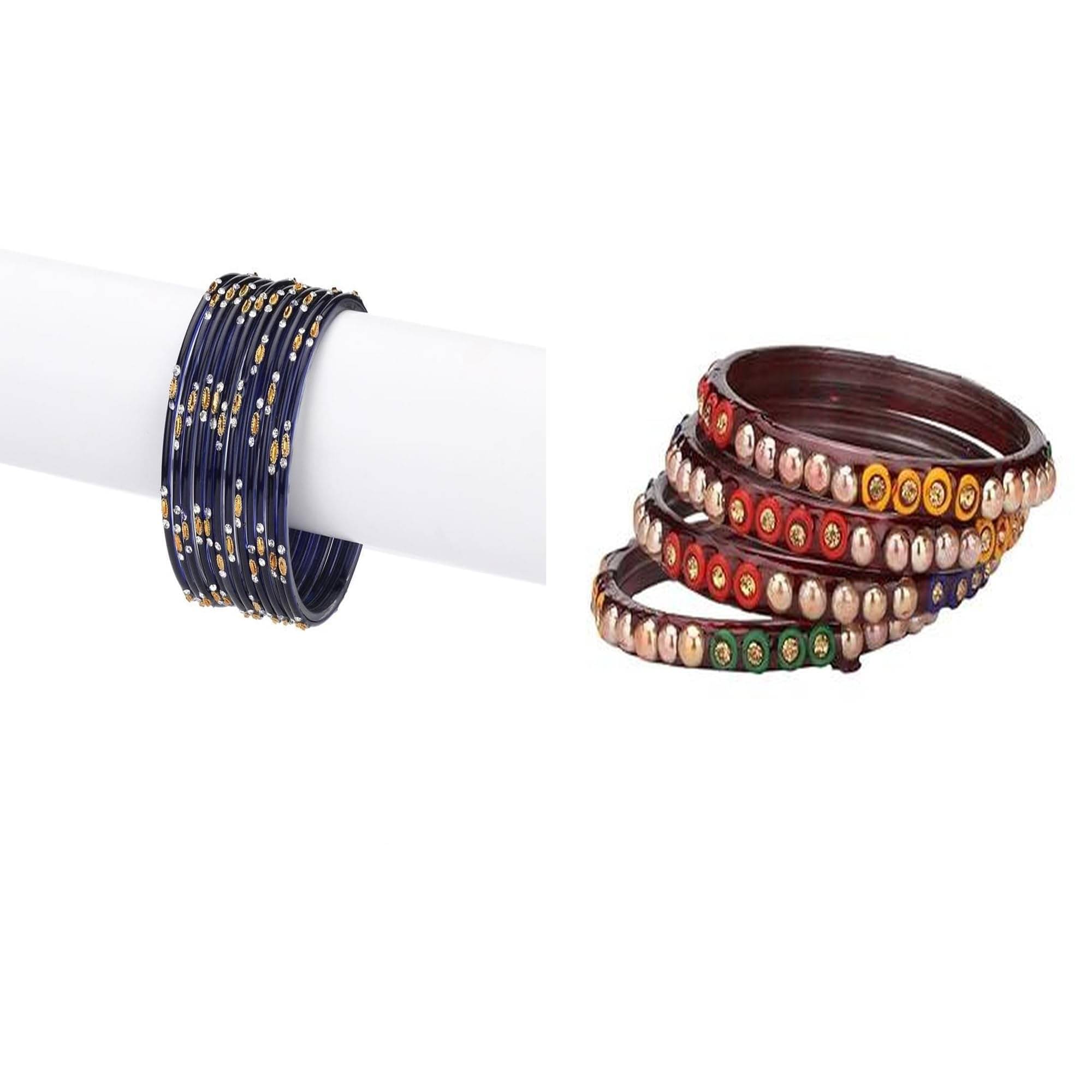     			AFAST Multicolor Bangle Set ( Pack of 2 )