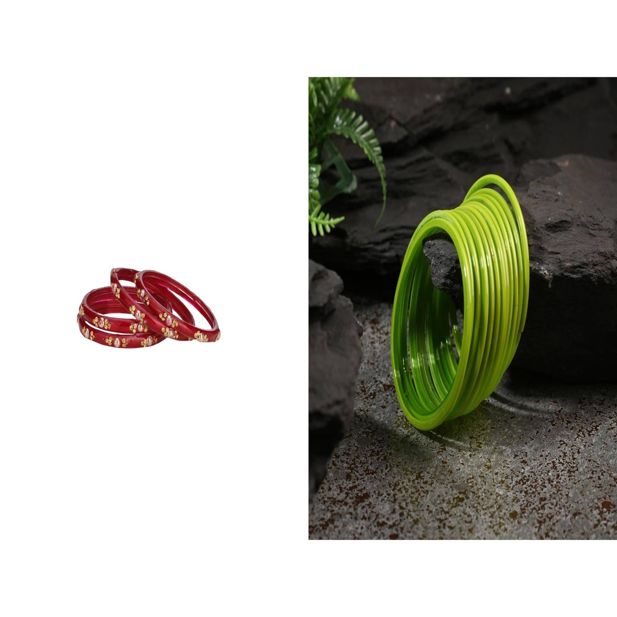     			AFAST Multicolor Bangle Set ( Pack of 2 )