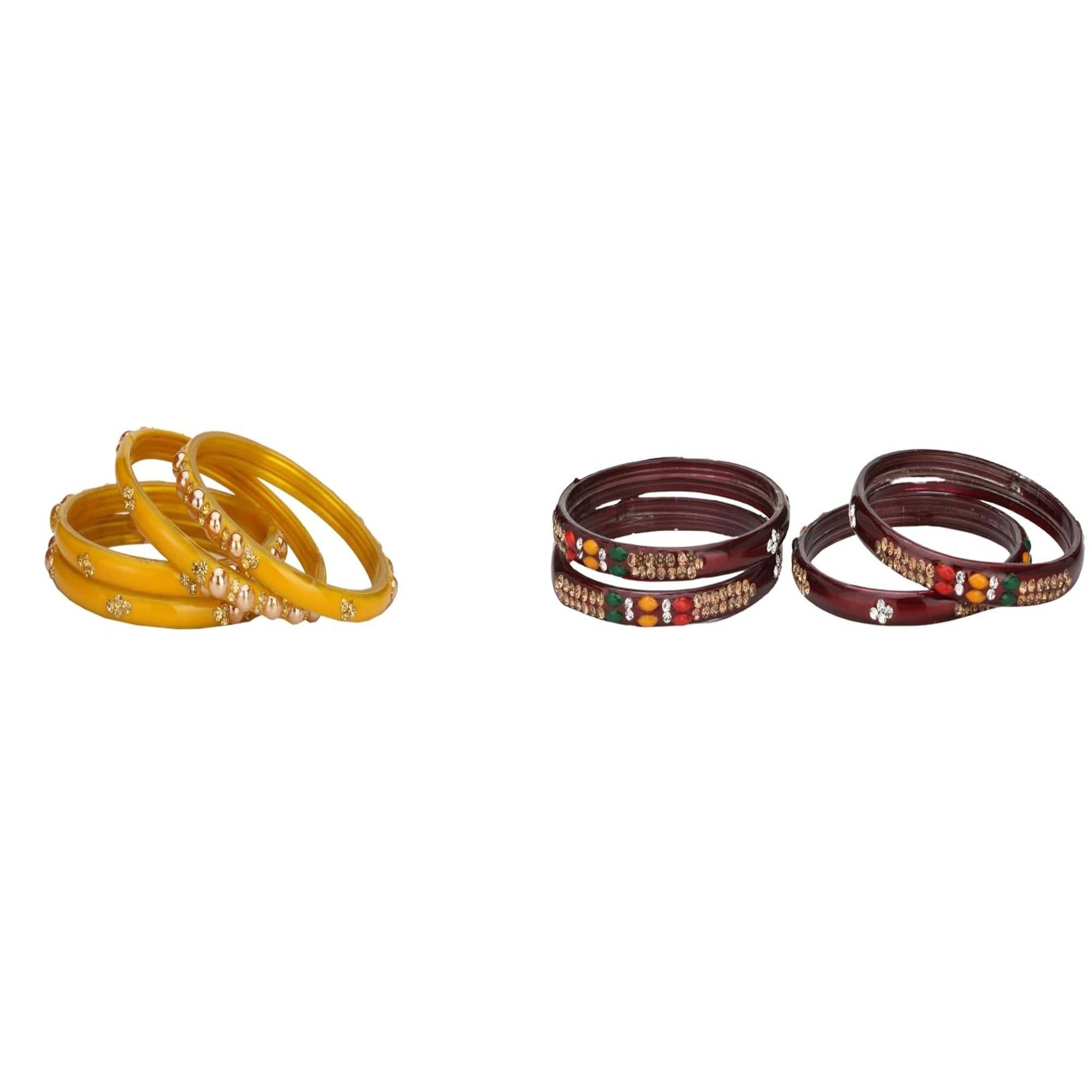     			AFAST Multicolor Bangle Set ( Pack of 2 )