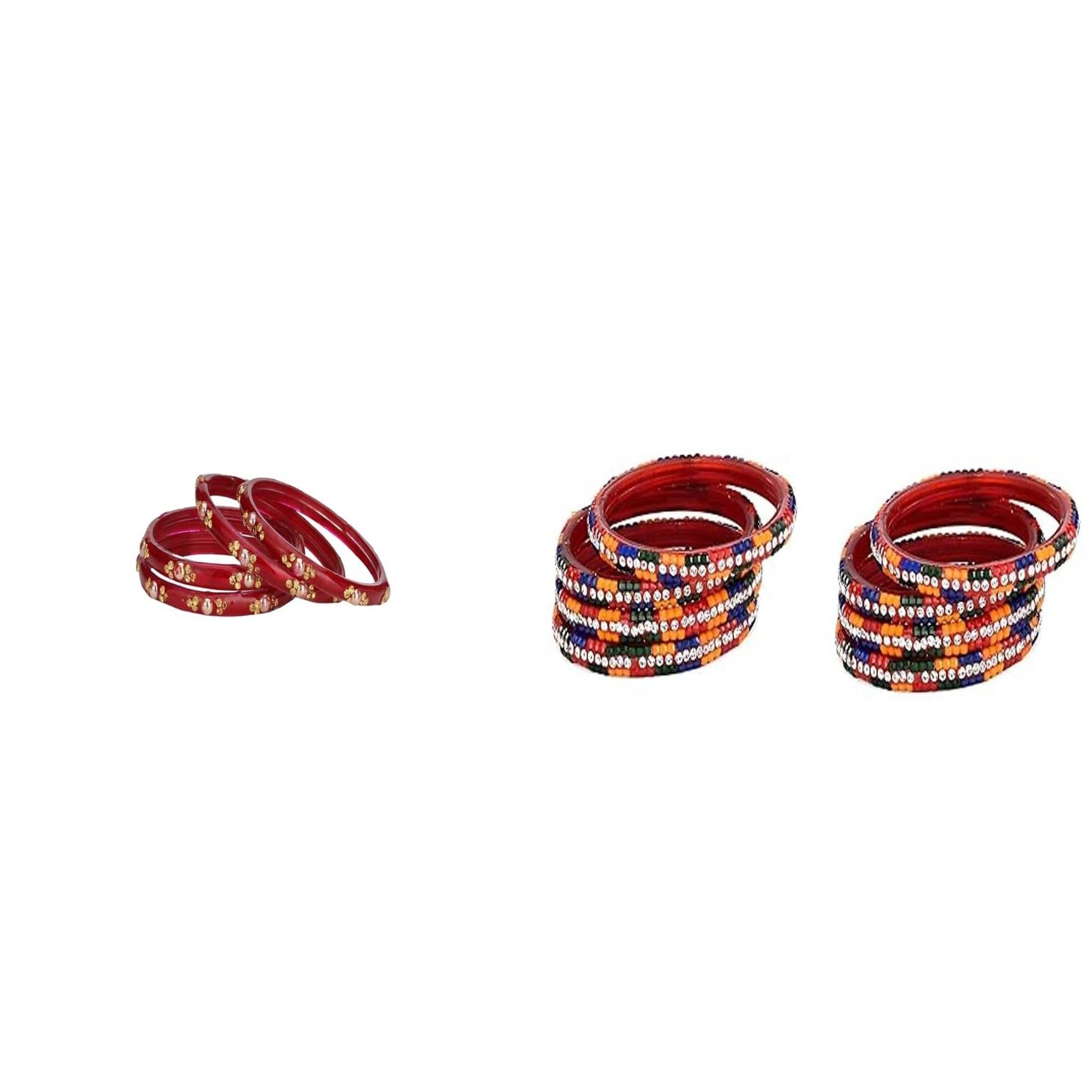     			AFAST Multicolor Bangle Set ( Pack of 2 )