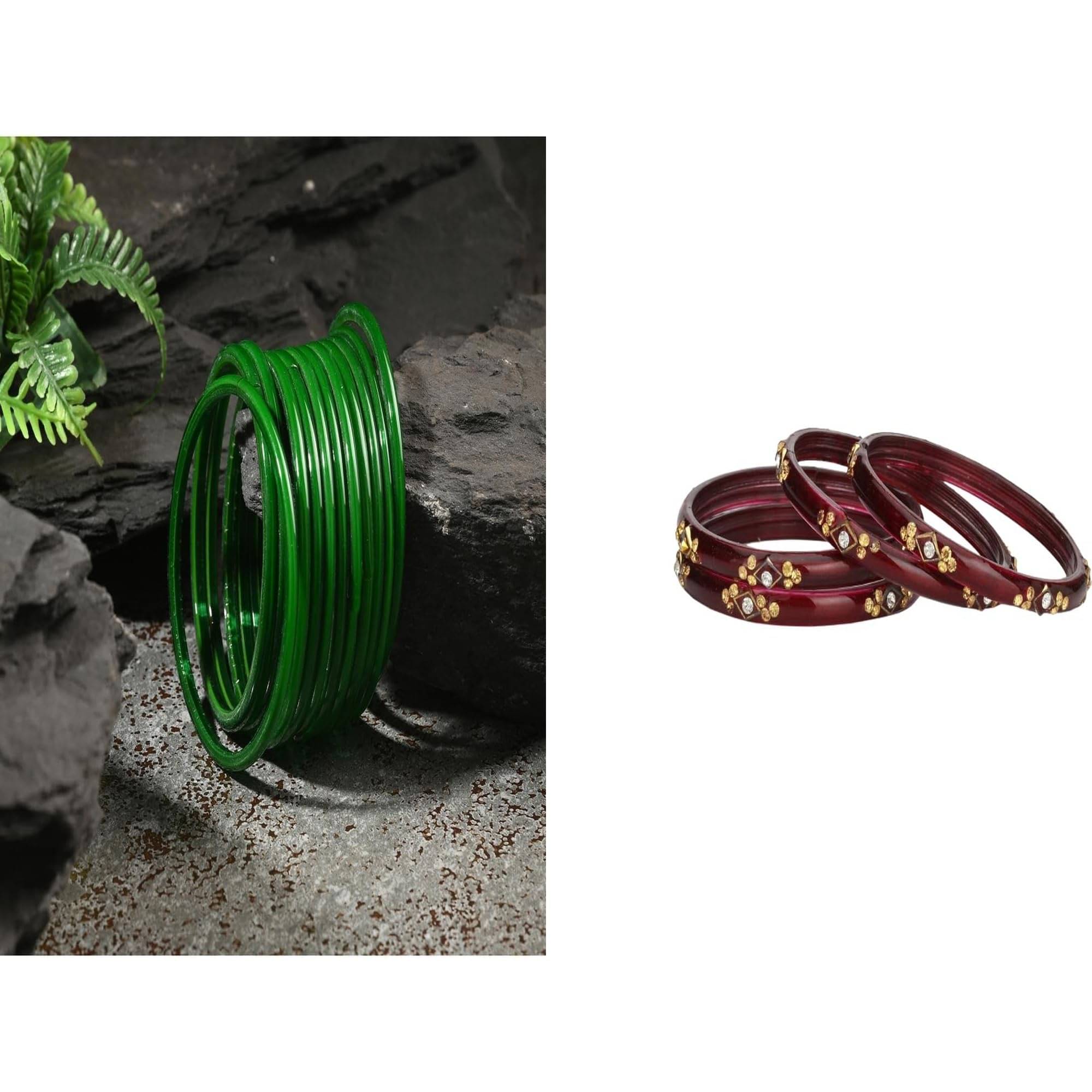     			AFAST Multicolor Bangle Set ( Pack of 2 )
