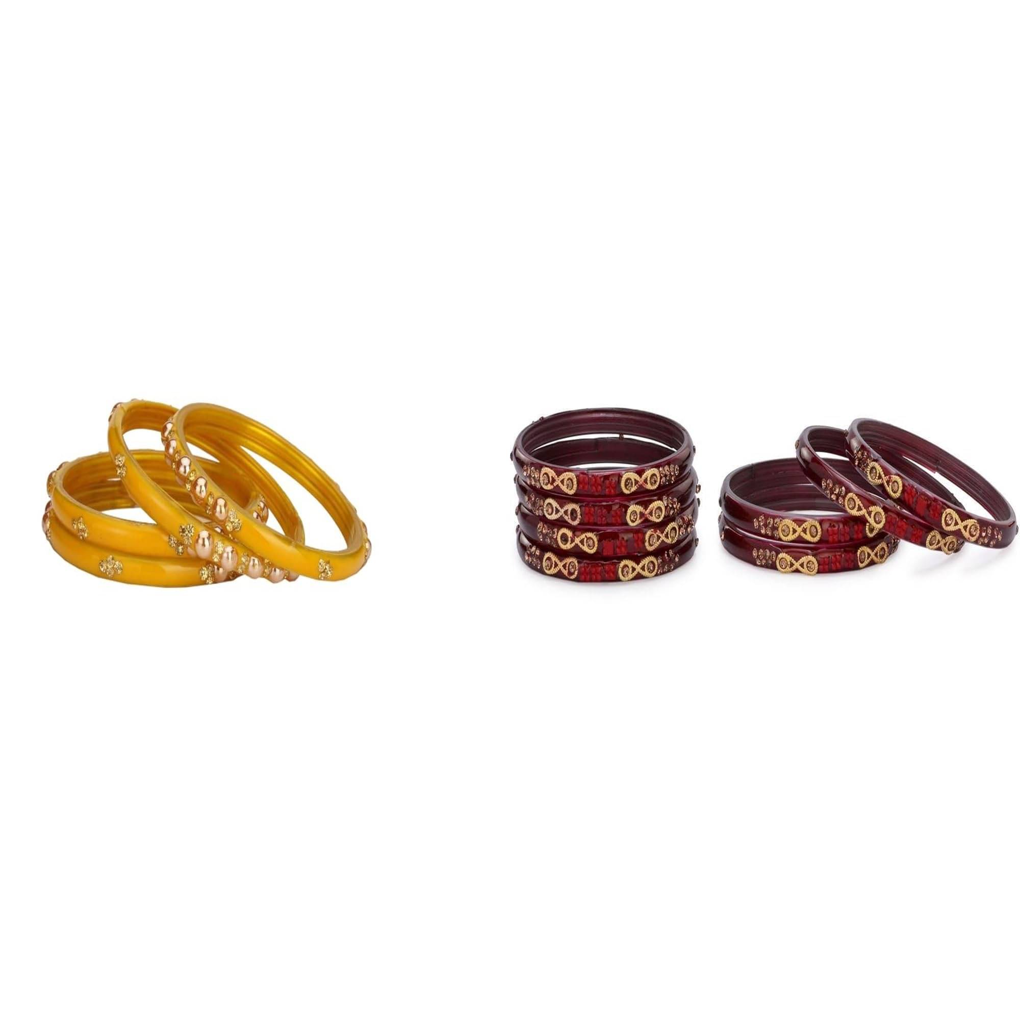     			AFAST Multicolor Bangle Set ( Pack of 2 )
