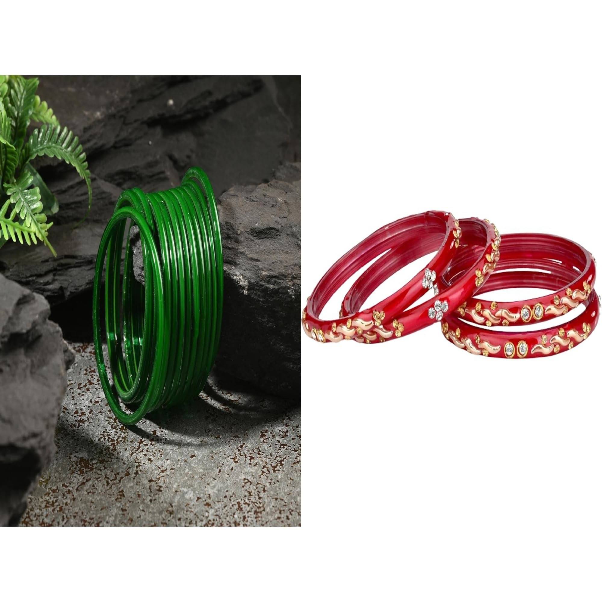     			AFAST Multicolor Bangle Set ( Pack of 2 )
