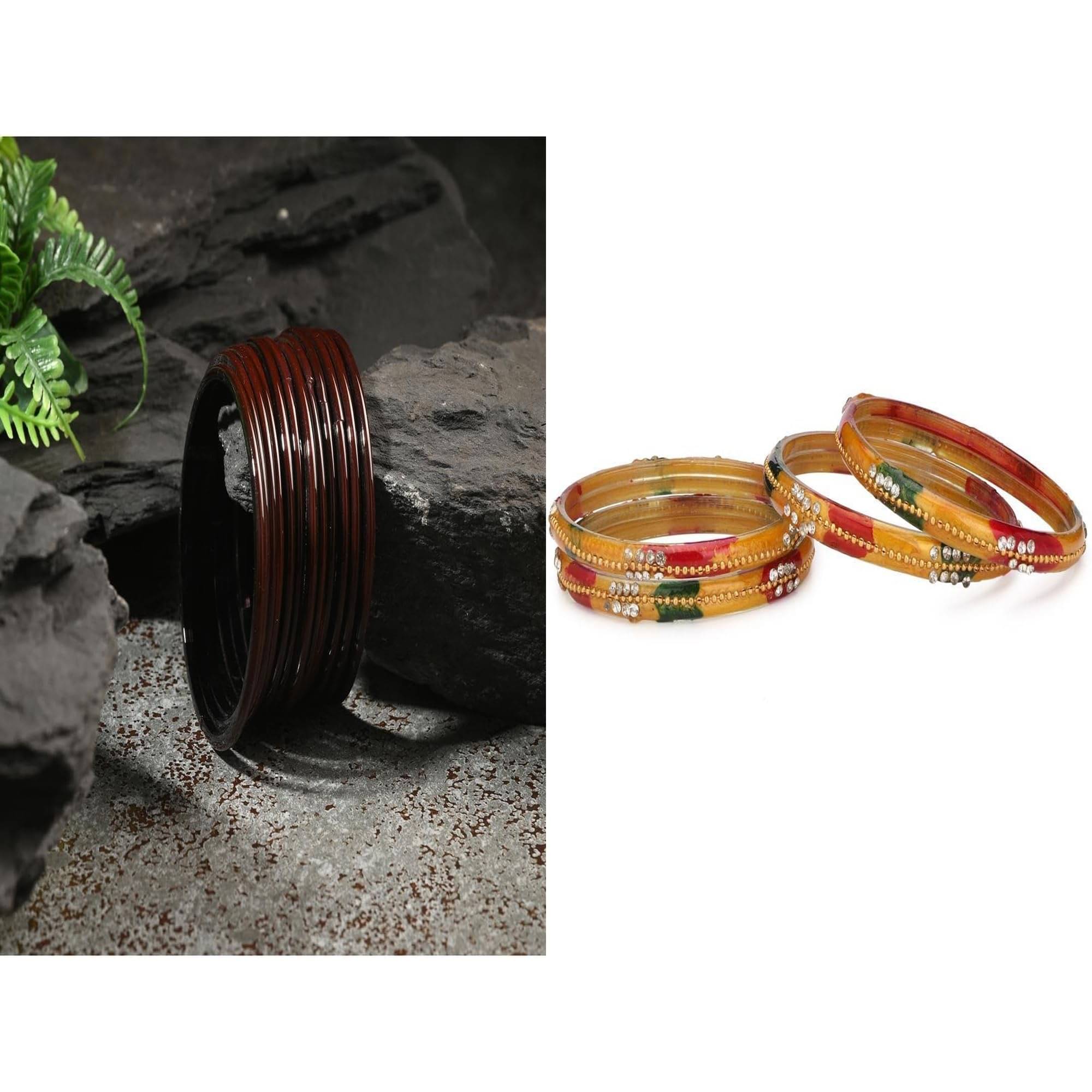     			AFAST Multicolor Bangle Set ( Pack of 2 )