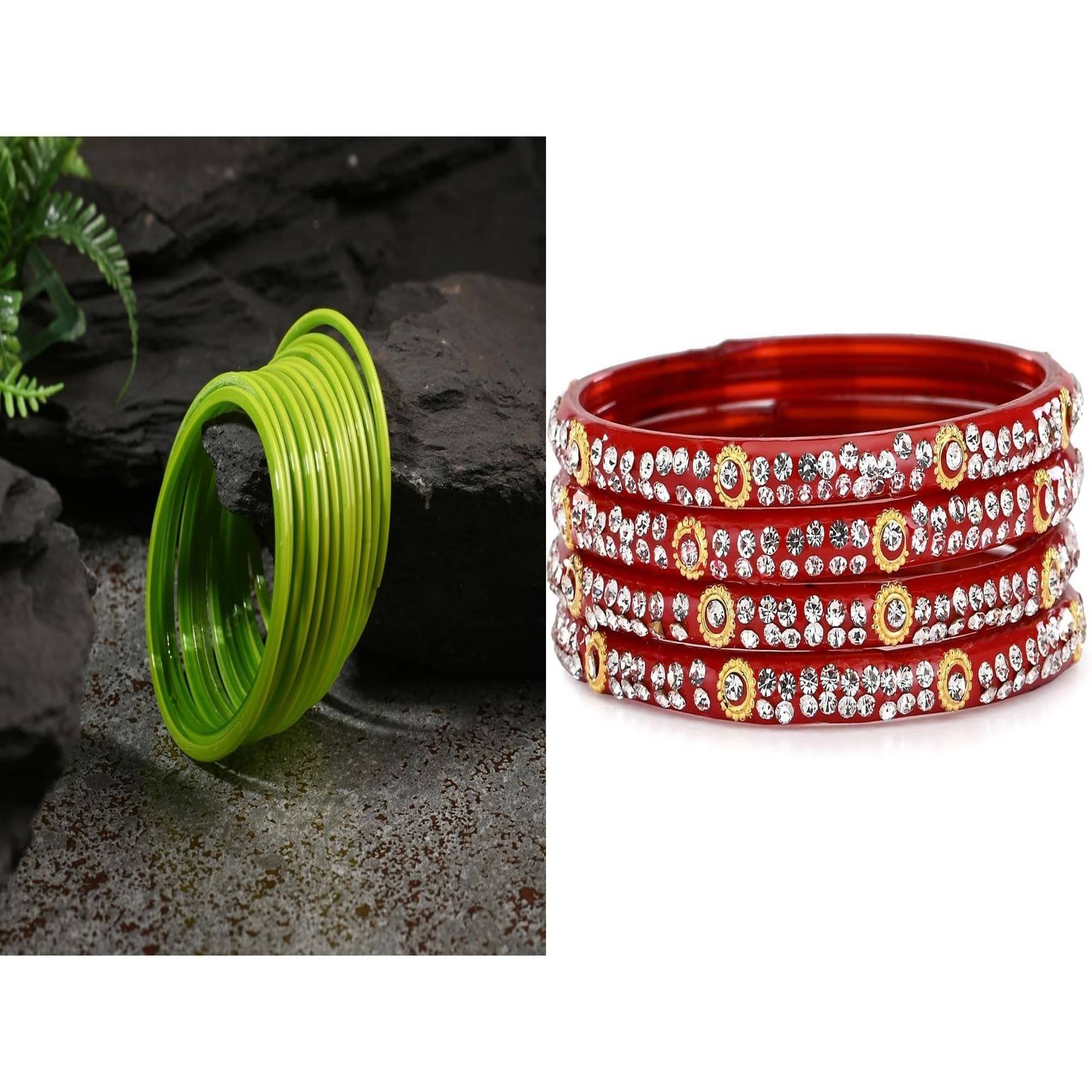     			AFAST Multicolor Bangle Set ( Pack of 2 )