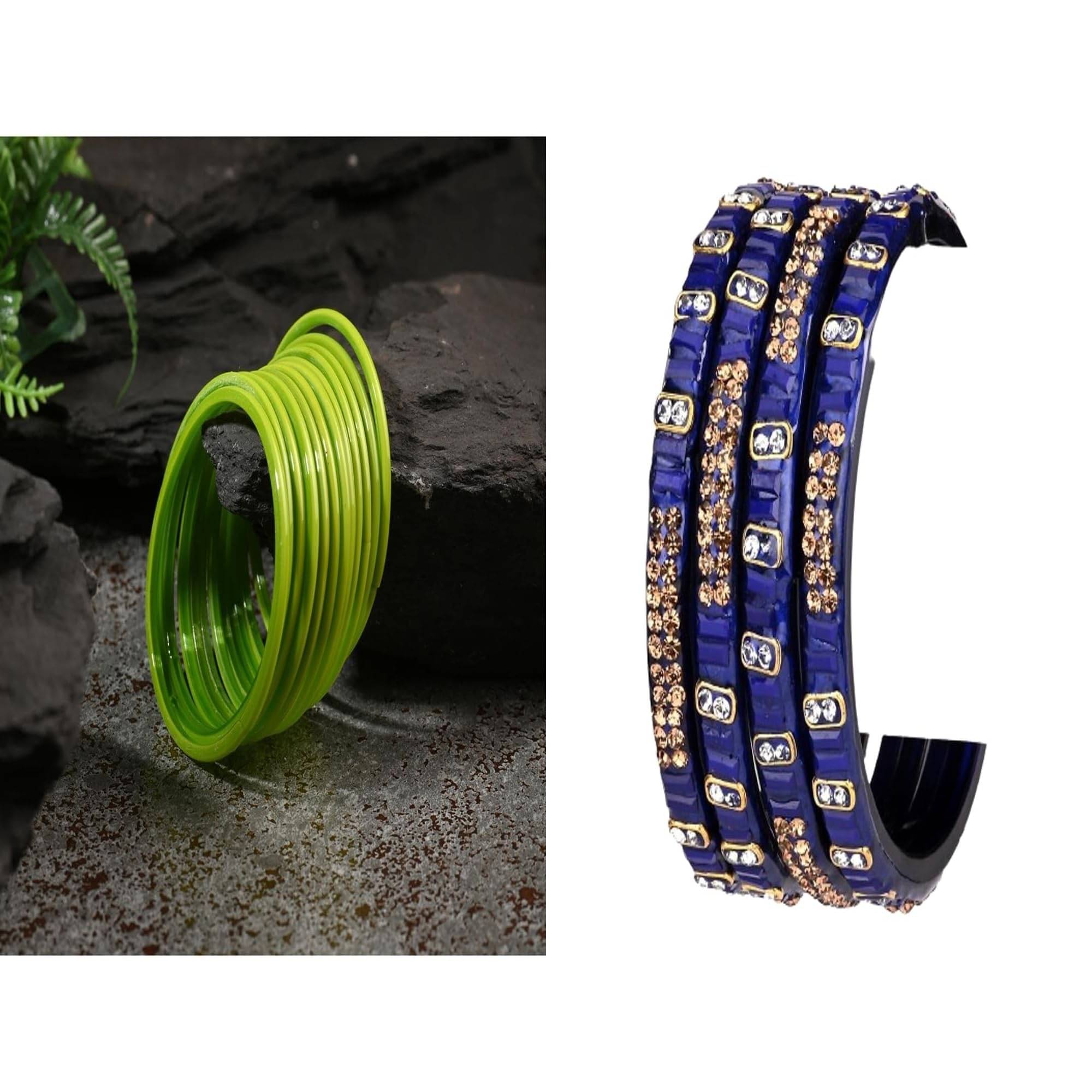 AFAST Multicolor Bangle Set ( Pack of 2 ) AFAST Multicolor Bangle Set ( Pack of 2 )