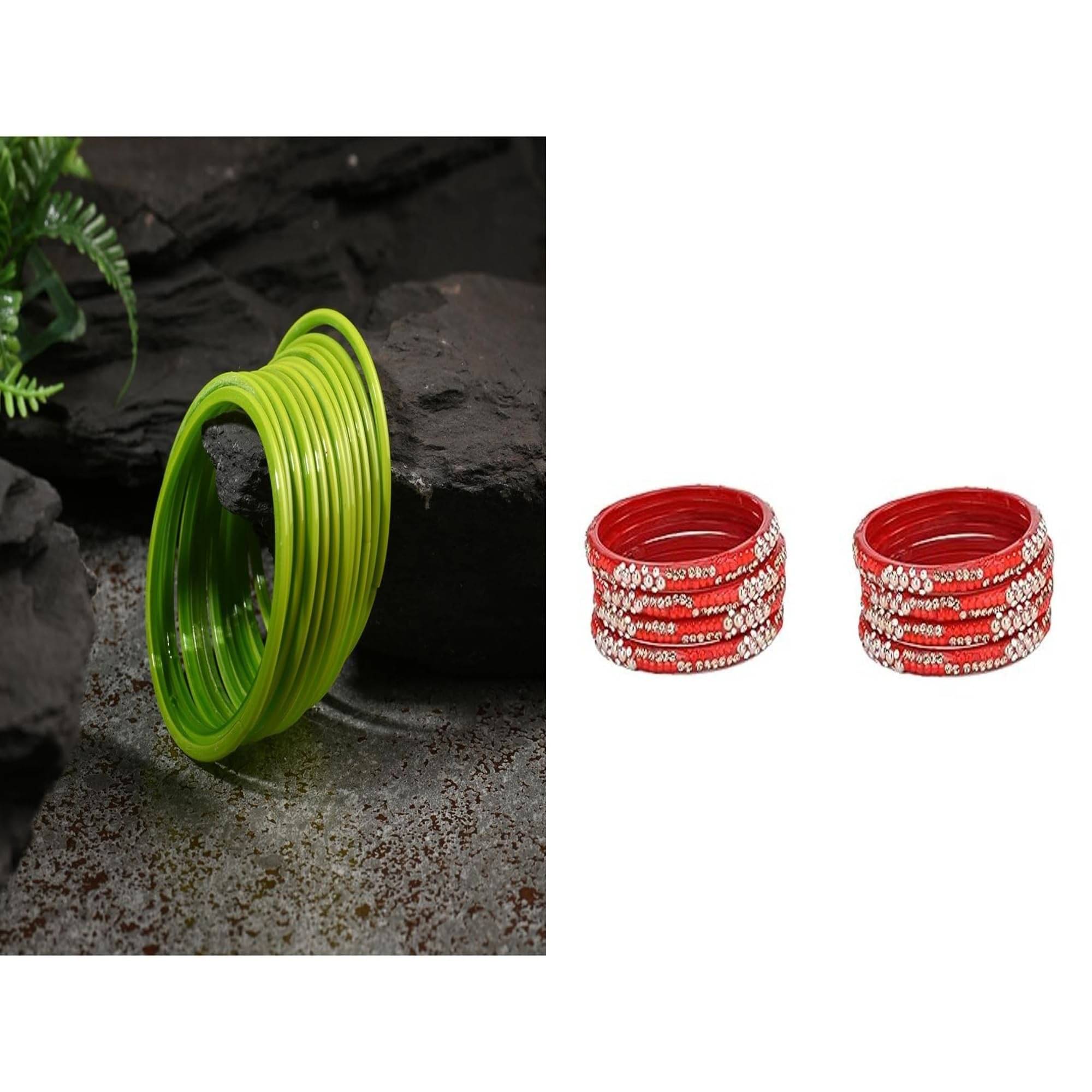     			AFAST Multicolor Bangle Set ( Pack of 2 )