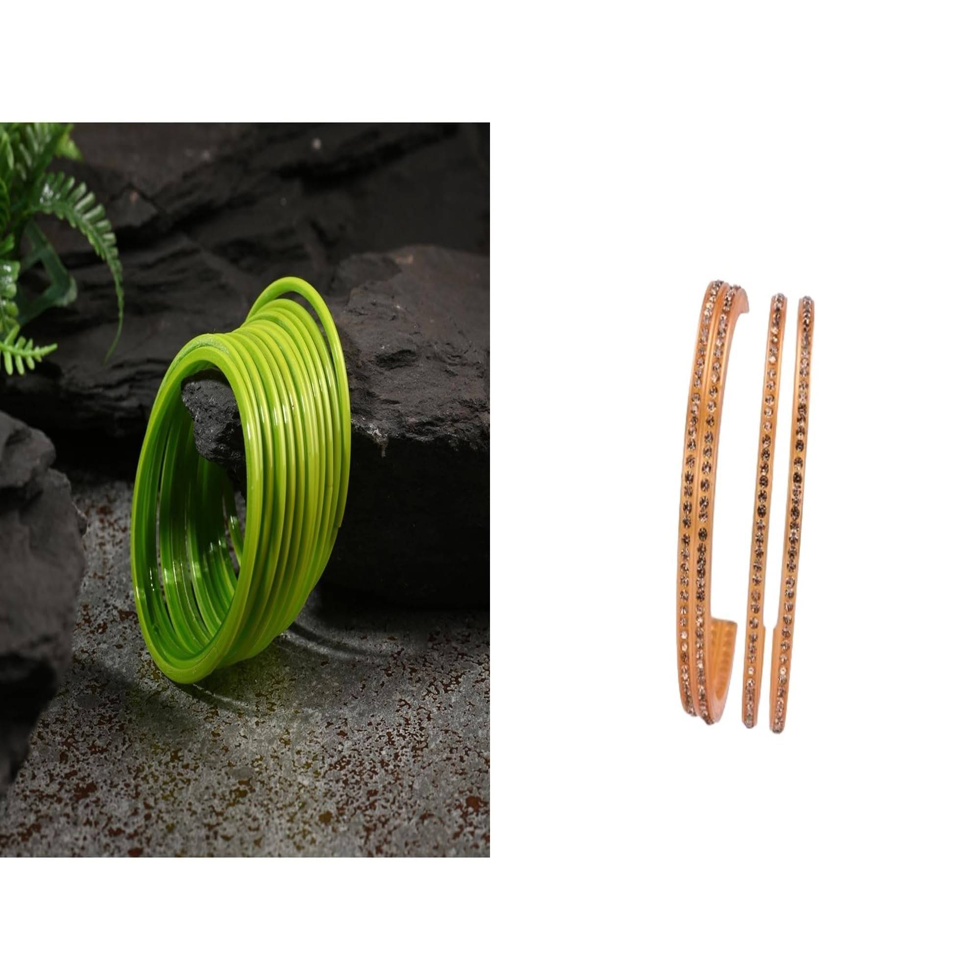 AFAST Multicolor Bangle Set ( Pack of 2 )     			AFAST Multicolor Bangle Set ( Pack of 2 )