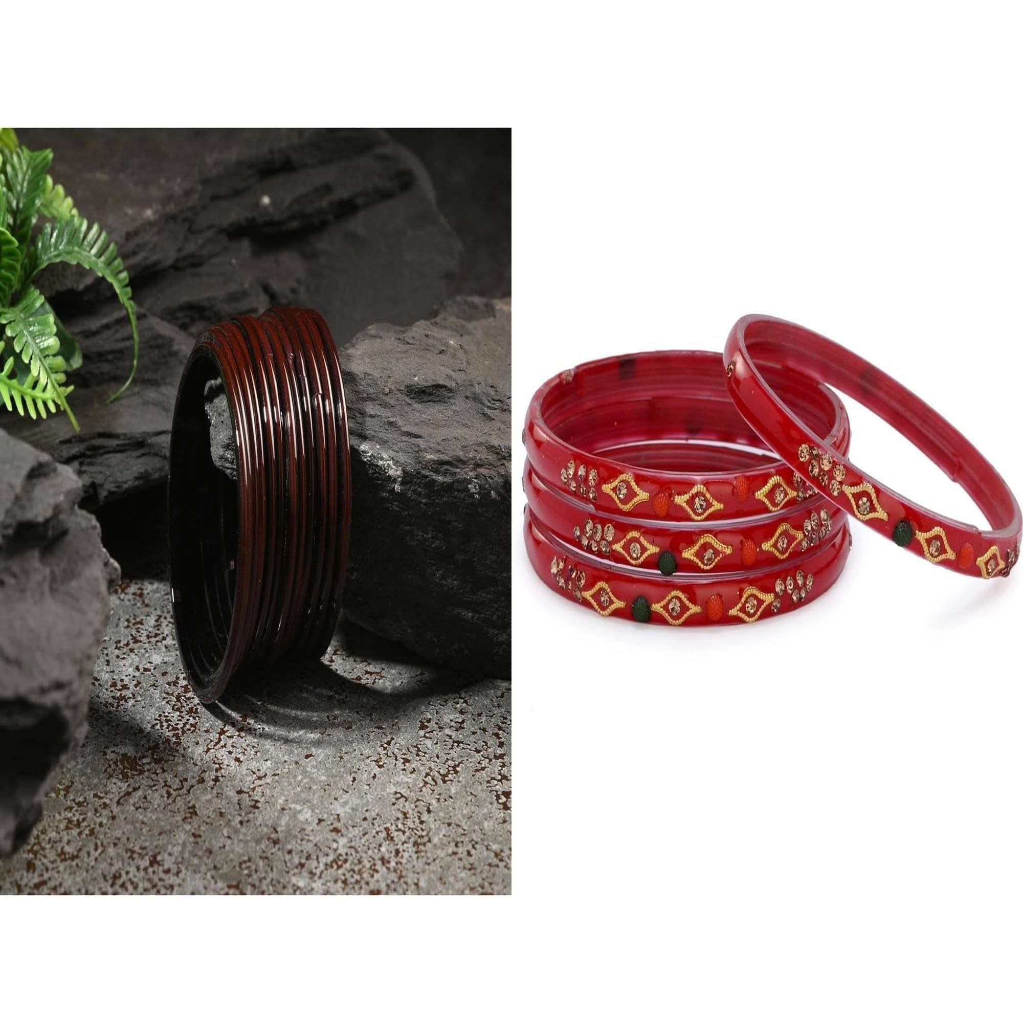     			AFAST Multicolor Bangle Set ( Pack of 2 )