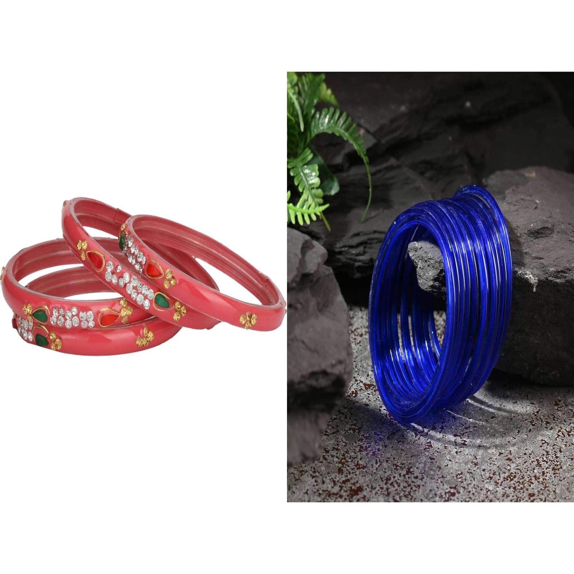     			AFAST Multicolor Bangle Set ( Pack of 2 )