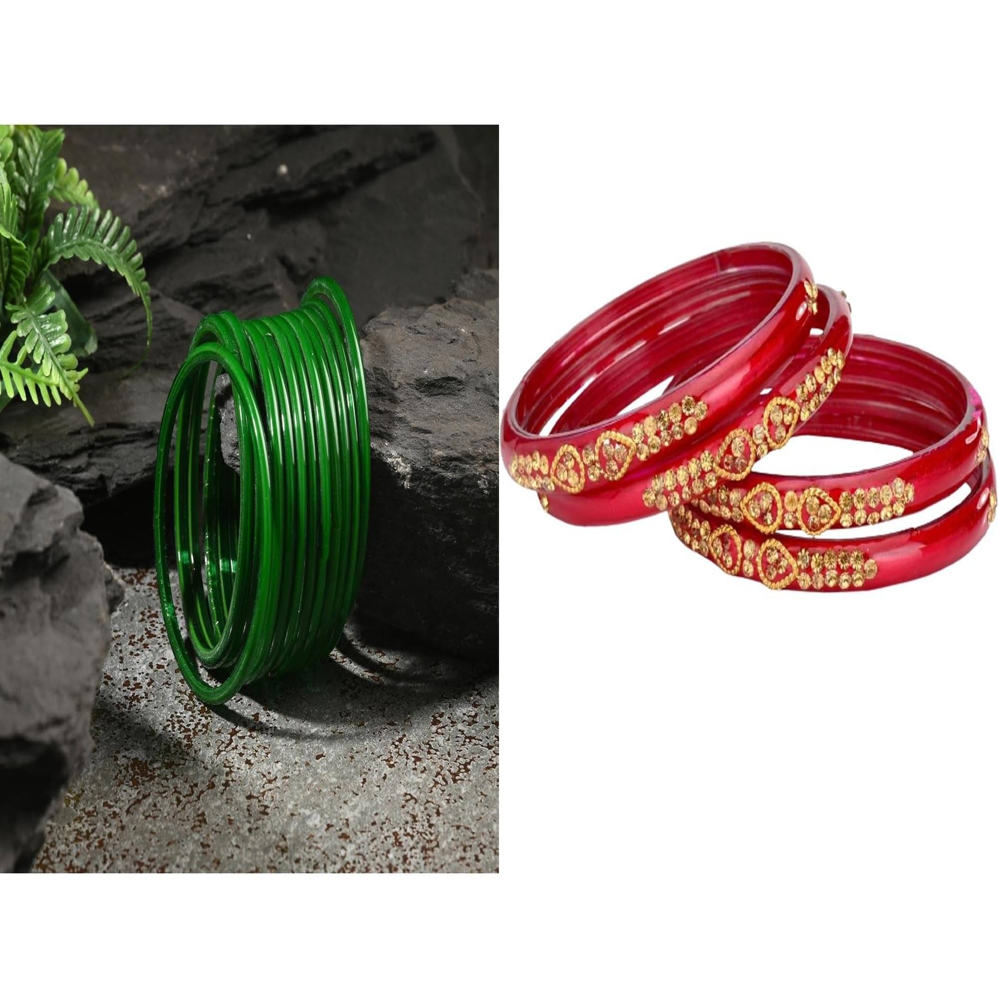 AFAST Multicolor Bangle Set ( Pack of 2 ) AFAST Multicolor Bangle Set ( Pack of 2 )