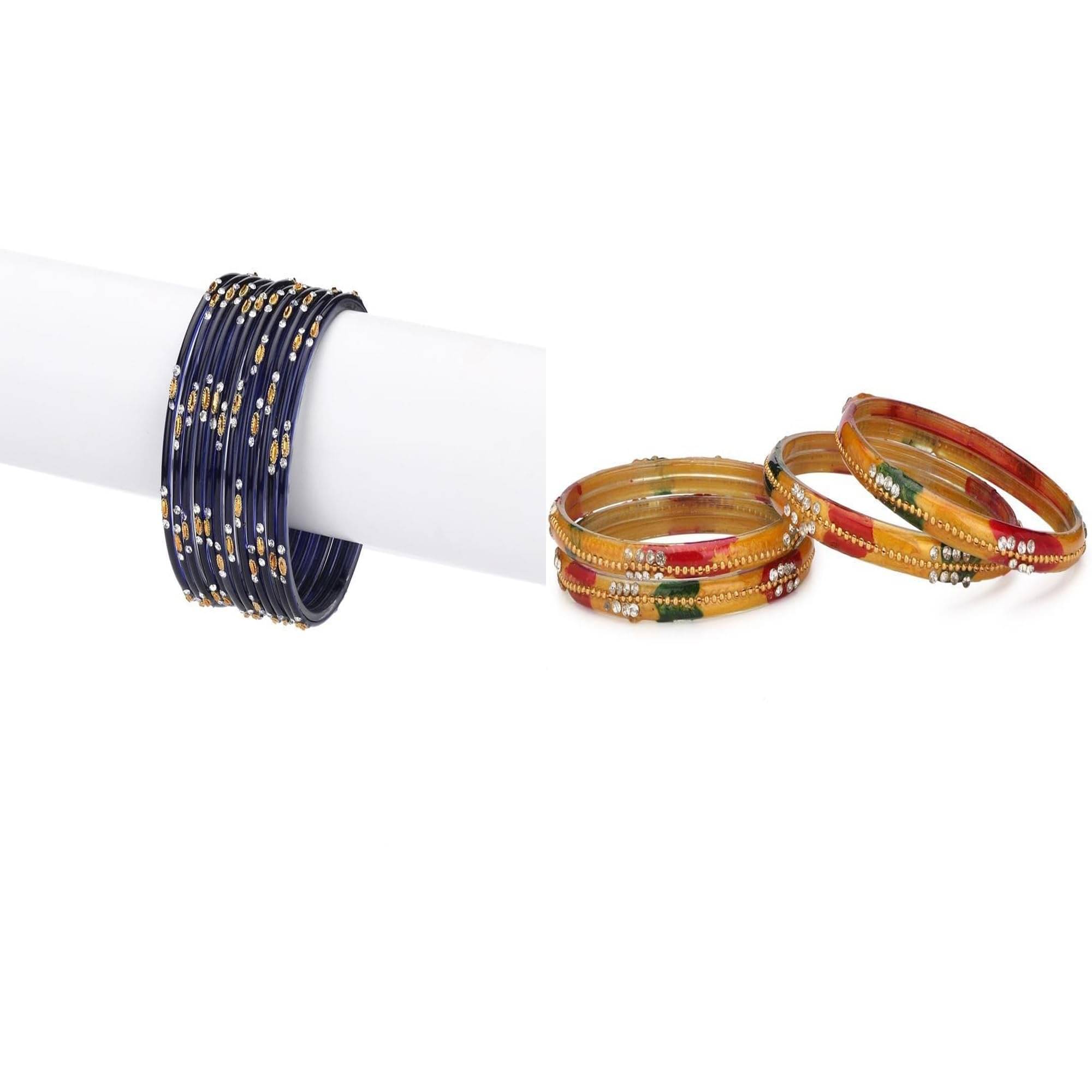     			AFAST Multicolor Bangle Set ( Pack of 2 )