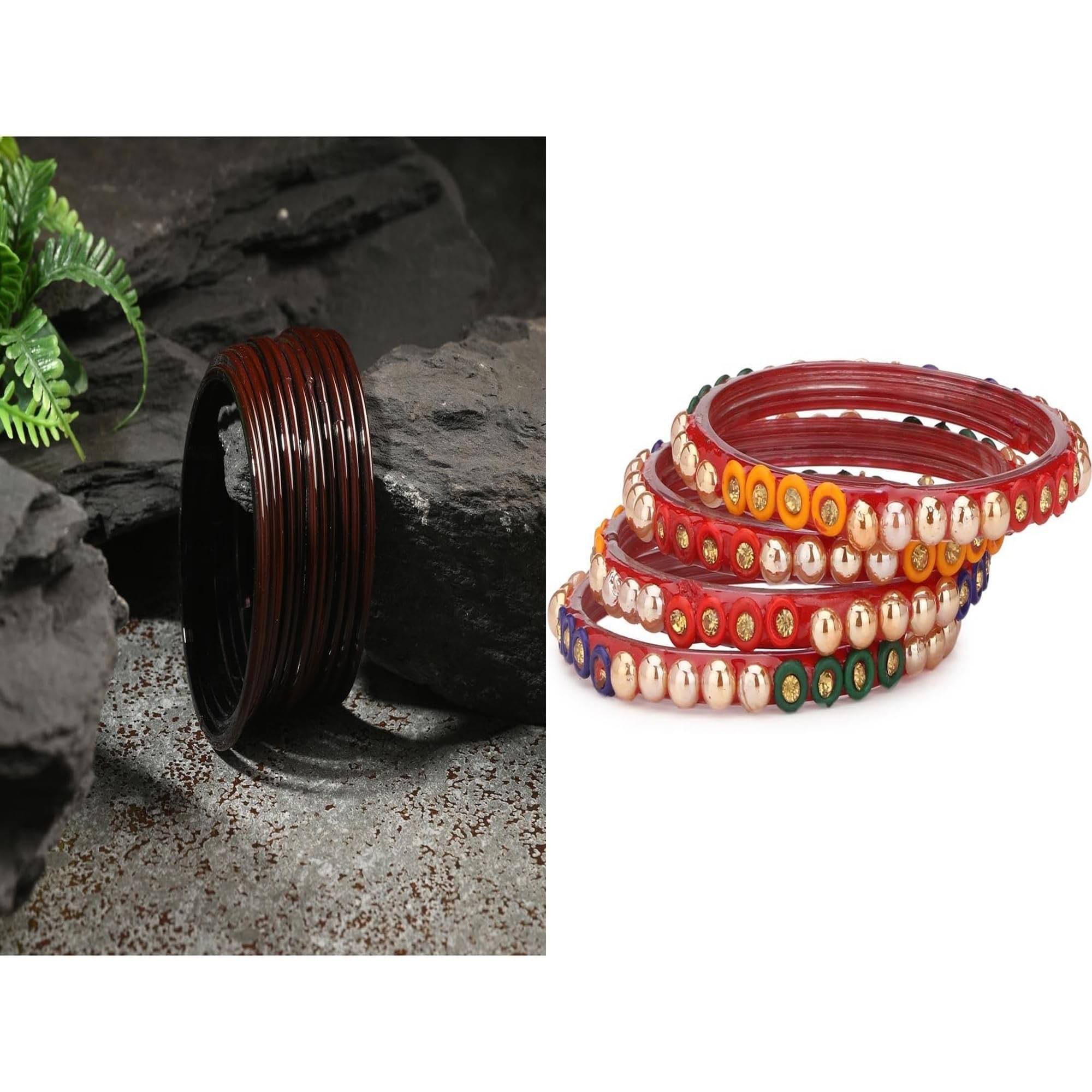     			AFAST Multicolor Bangle Set ( Pack of 2 )
