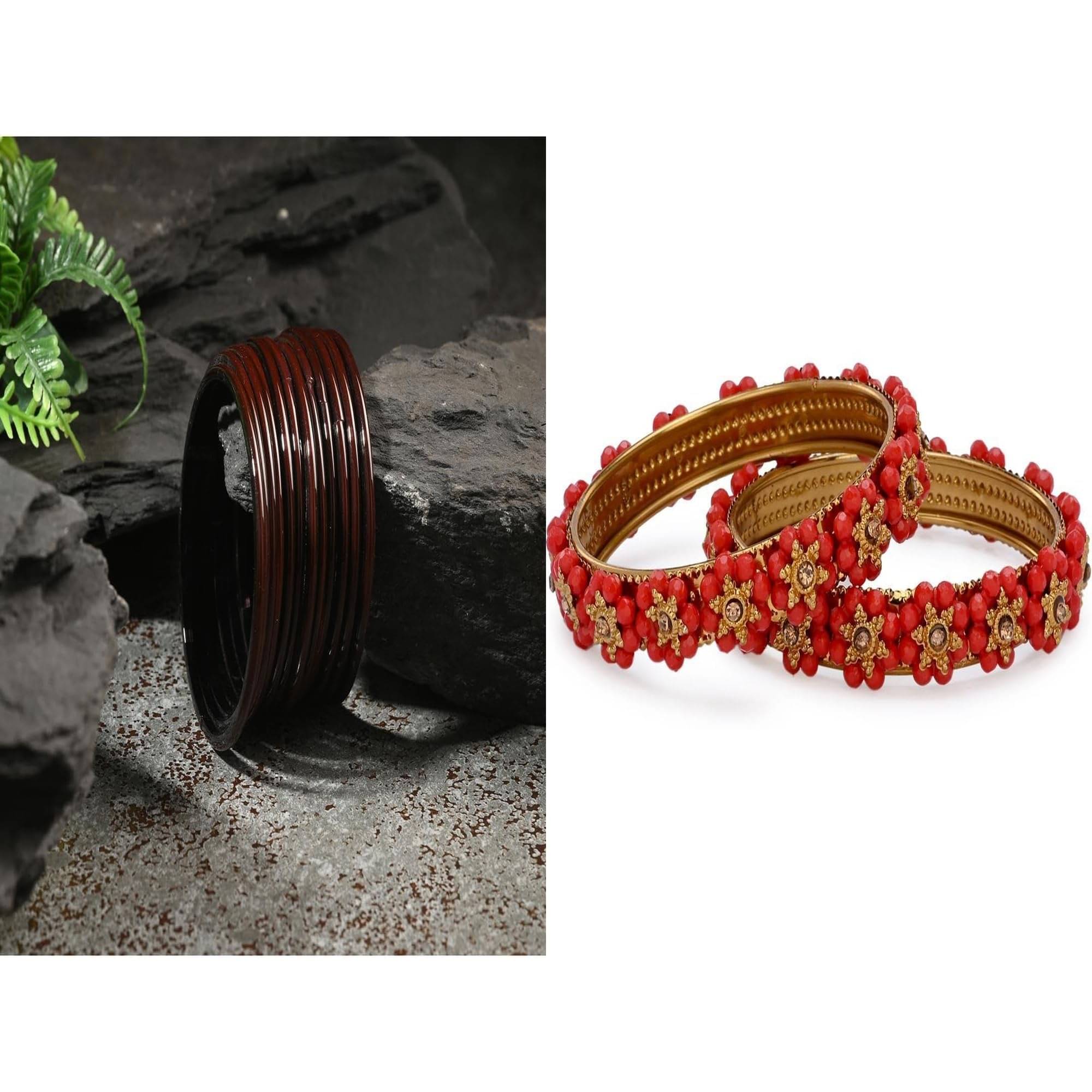     			AFAST Multicolor Bangle Set ( Pack of 2 )