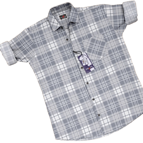 Nexra Creation Cotton Blend Regular Fit Solids Full Sleeves Men's Casual Shirt - Grey ( Pack of 1 ) Nexra Creation Cotton Blend Regular Fit Solids Full Sleeves Men's Casual Shirt - Grey ( Pack of 1 )