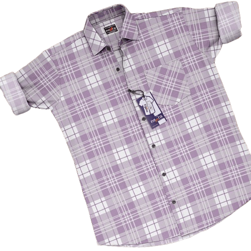     			Nexra Creation Cotton Blend Regular Fit Checks Full Sleeves Men's Casual Shirt - Pink ( Pack of 1 )