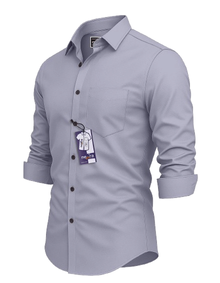 Nexra Creation Cotton Blend Regular Fit Solids Full Sleeves Men's Casual Shirt - Grey ( Pack of 1 ) Nexra Creation Cotton Blend Regular Fit Solids Full Sleeves Men's Casual Shirt - Grey ( Pack of 1 )