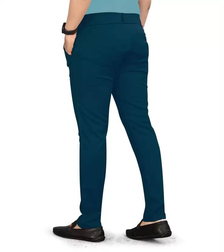     			micotti Slim Flat Men's Chinos - Teal ( Pack of 1 )