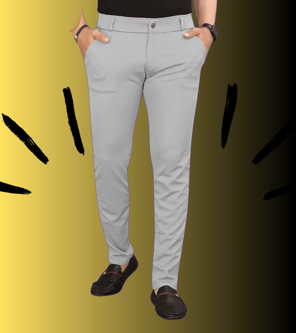     			micotti Slim Flat Men's Chinos - Grey ( Pack of 1 )