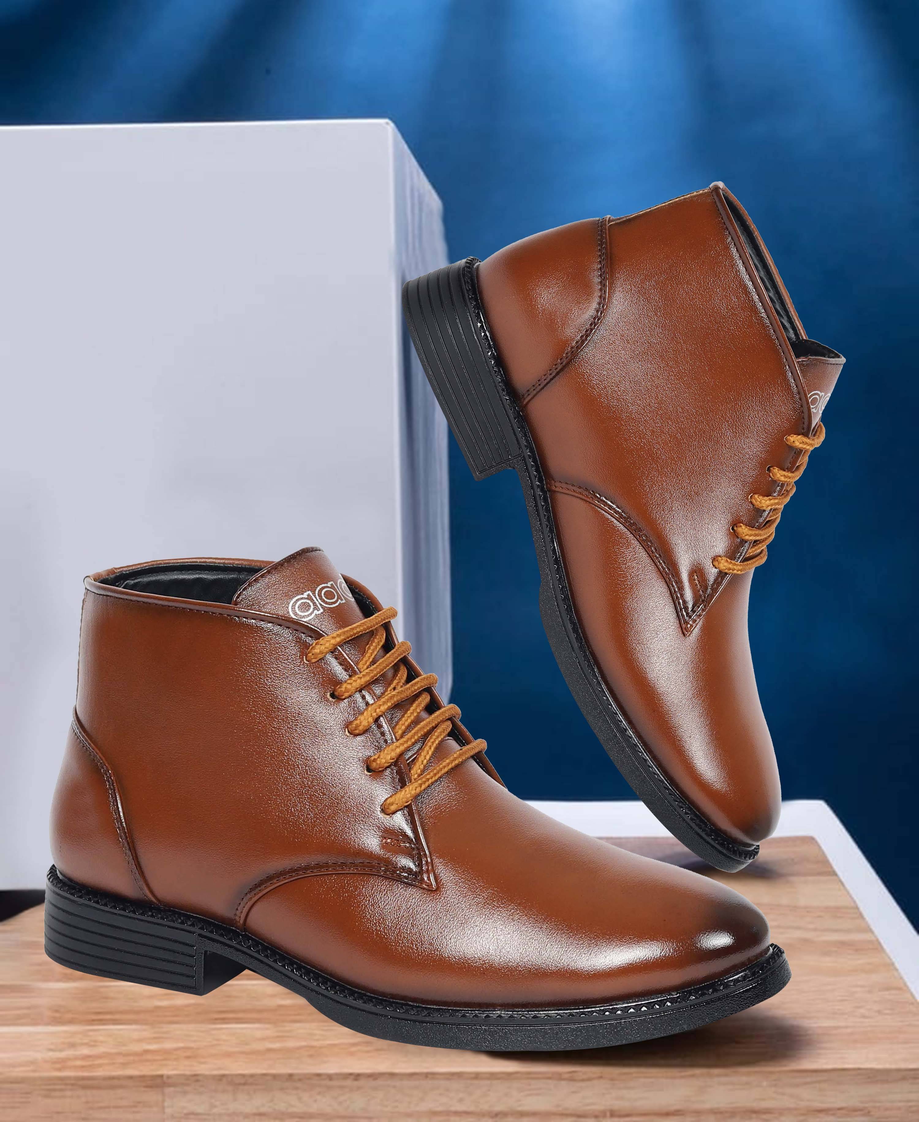 Aadi Tan Men's Formal Boots     			Aadi Tan Men's Formal Boots