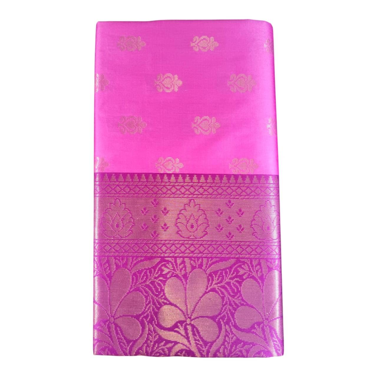     			Anaya Saree Art Silk Self Design Banarasi saree With Unstitched Blouse Piece ( Multicolor )