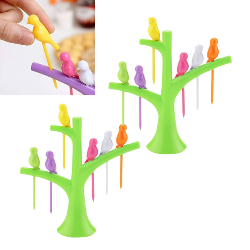     			BLUST & FAMME 2579 Ceramic Table Spoon Multi Color ( Pack of 2 )