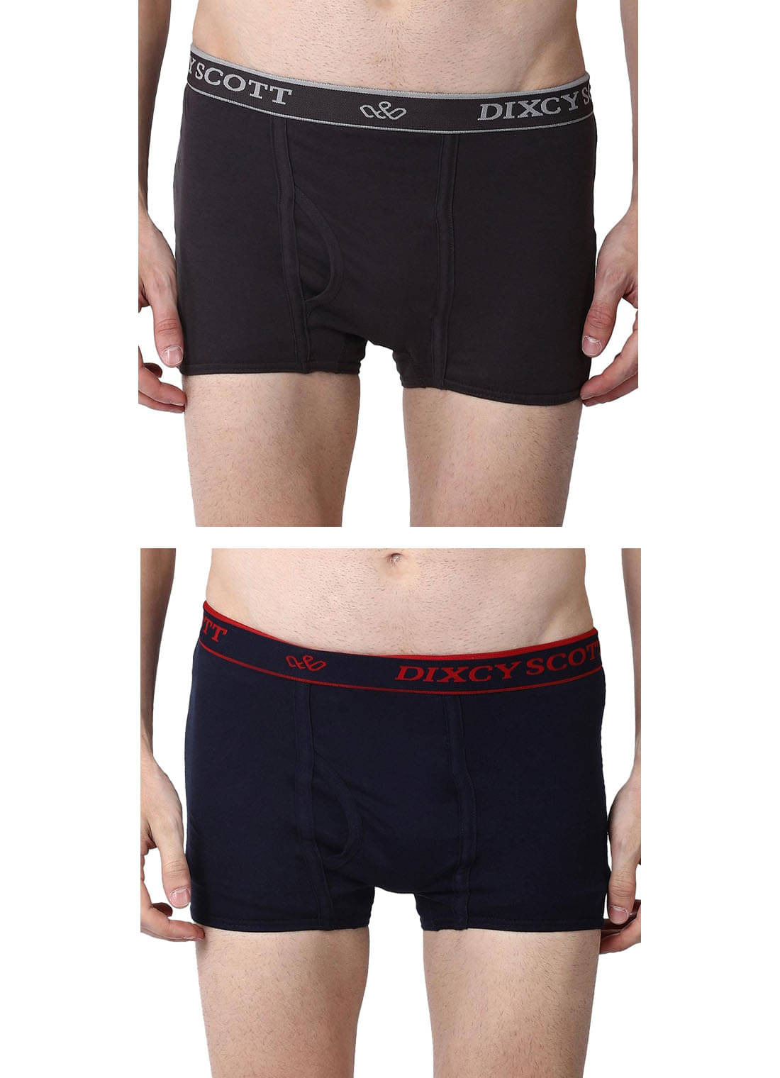     			Dixcy Scott Pack of 2 Cotton Trunks For Men's ( Multicolor )