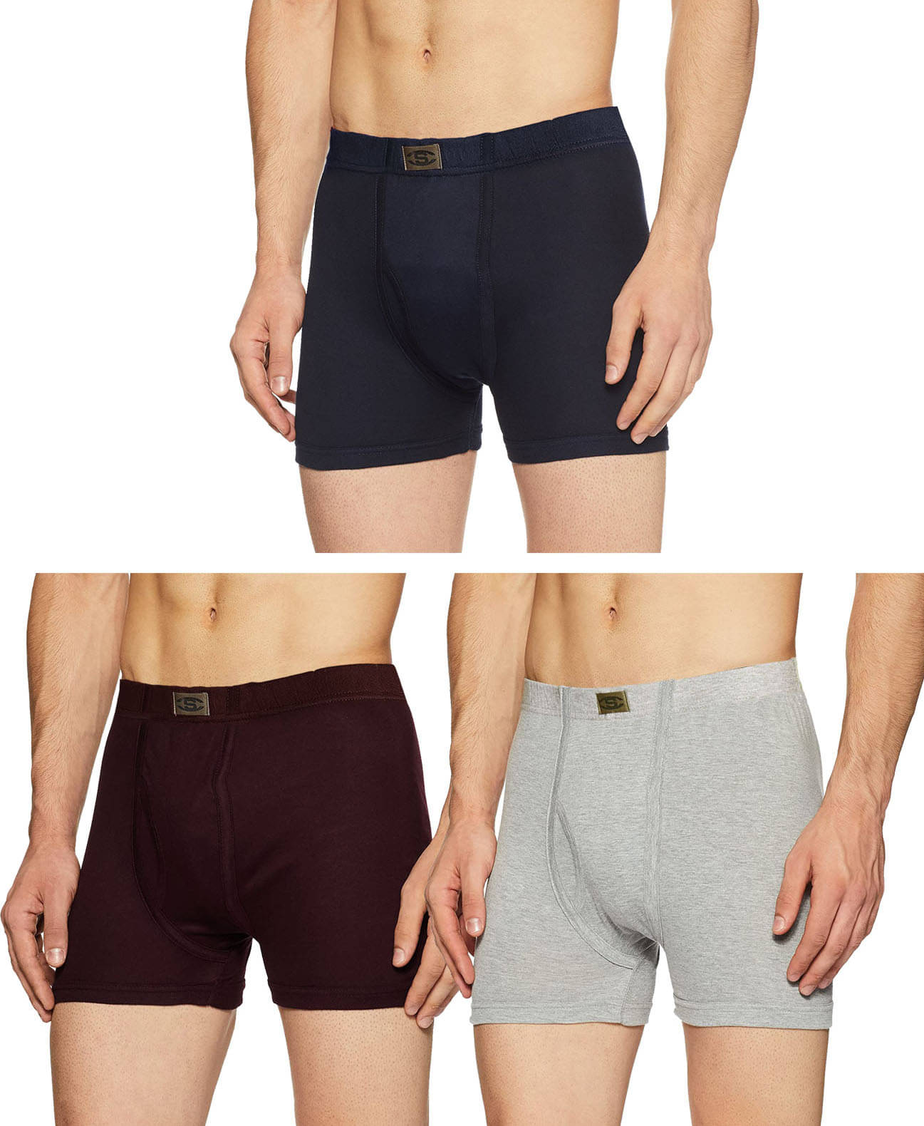 Dixcy Scott Pack of 3 Cotton Trunks For Men's ( Multicolor ) Dixcy Scott Pack of 3 Cotton Trunks For Men's ( Multicolor )
