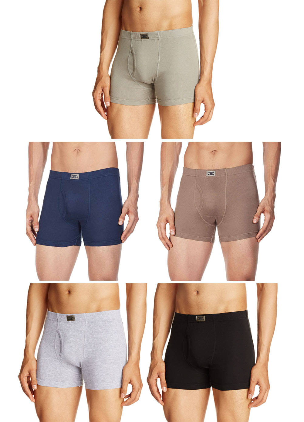 Dixcy Scott Pack of 5 Cotton Trunks For Men's ( Multicolor ) Dixcy Scott Pack of 5 Cotton Trunks For Men's ( Multicolor )