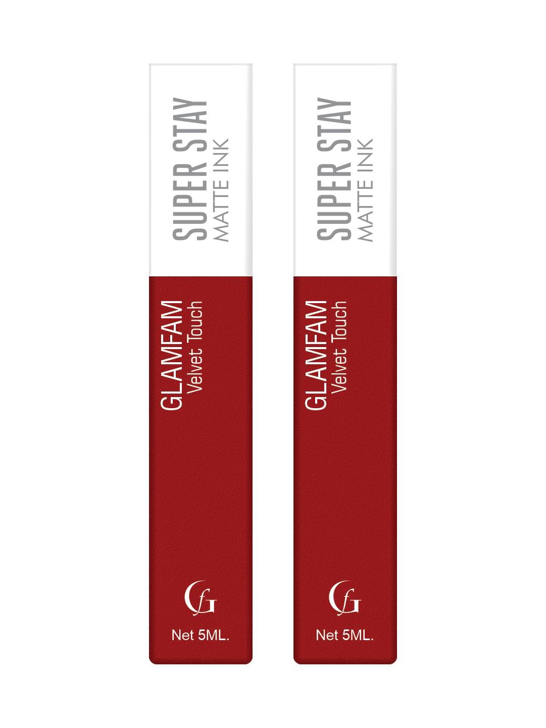 GLAMFAM Blood Red Matte Transferproof Liquid Lipstick ( Pack of 2 ) GLAMFAM Blood Red Matte Transferproof Liquid Lipstick ( Pack of 2 )