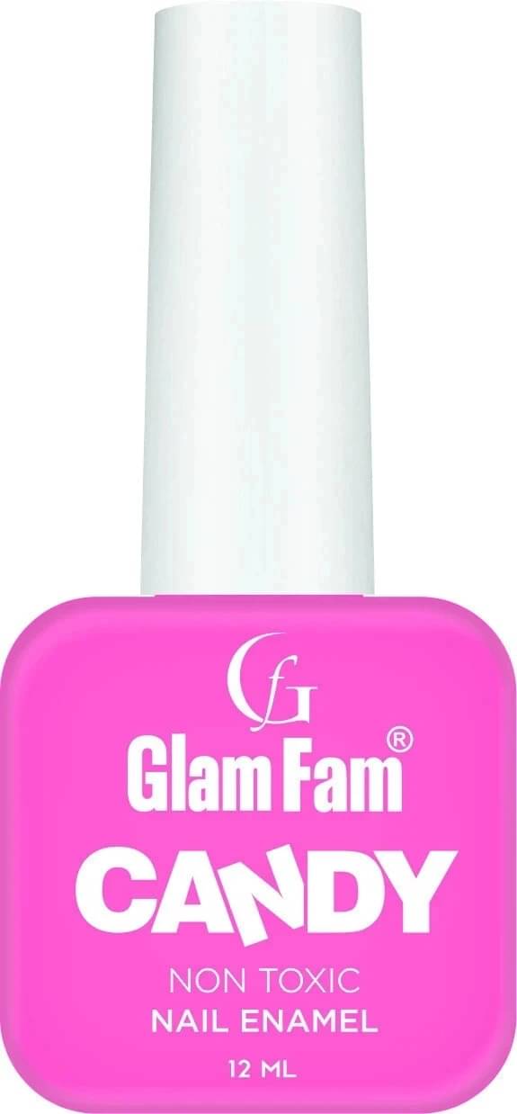     			GLAMFAM Pink Nail Polish 12 ( Pack of 1 )