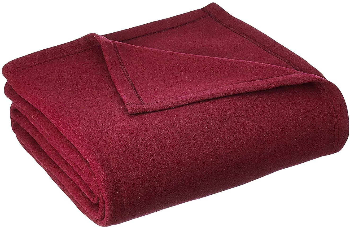 KHUSHRIT Fleece Solid Single Bed Blanket ( 226 cm x 150 cm ) - Maroon ( Pack of 1 ) KHUSHRIT Fleece Solid Single Bed Blanket ( 226 cm x 150 cm ) - Maroon ( Pack of 1 )