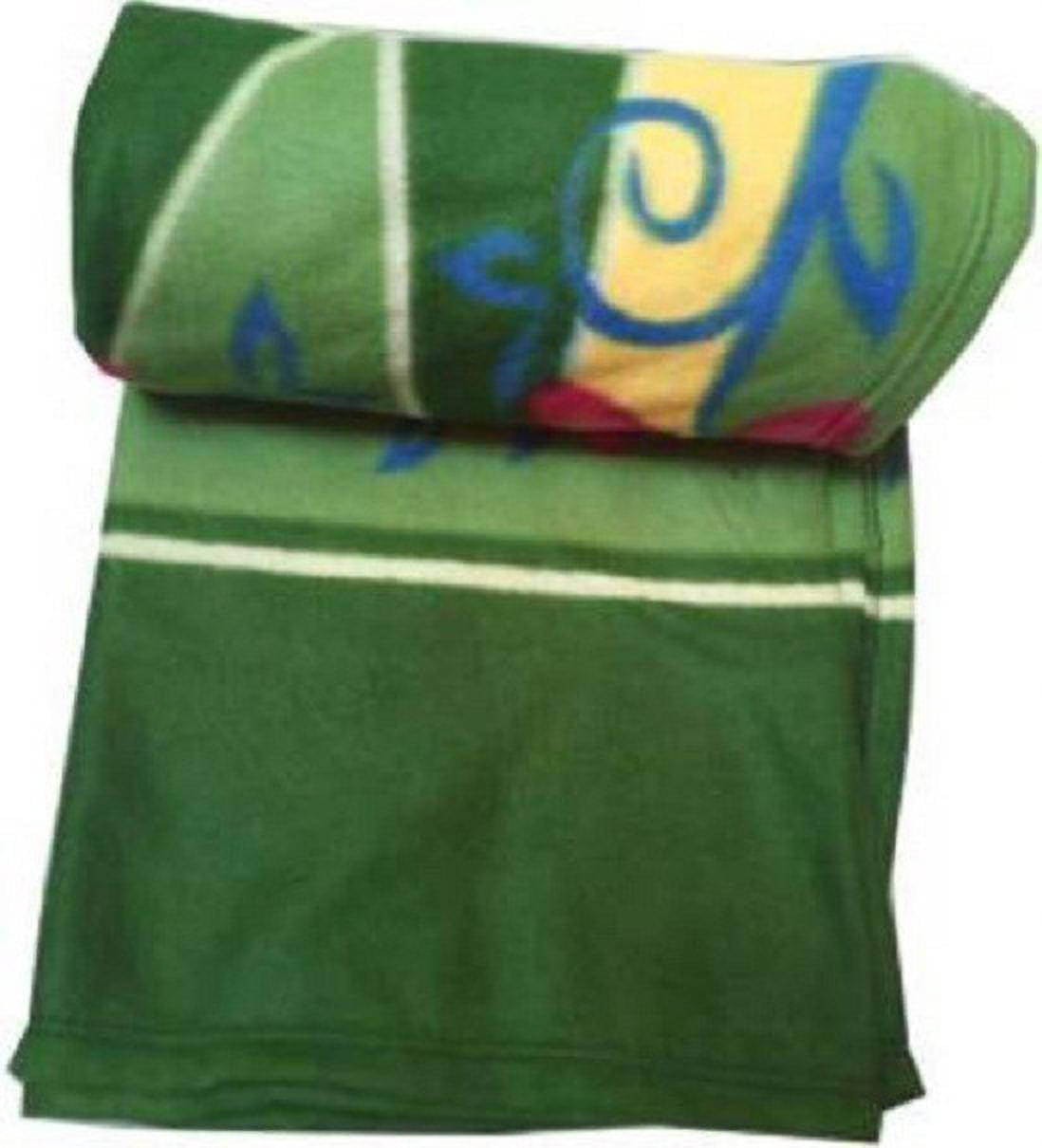     			KHUSHRIT Fleece Solid Single Bed Blanket ( 210 cm x 140 cm ) - Green ( Pack of 1 )