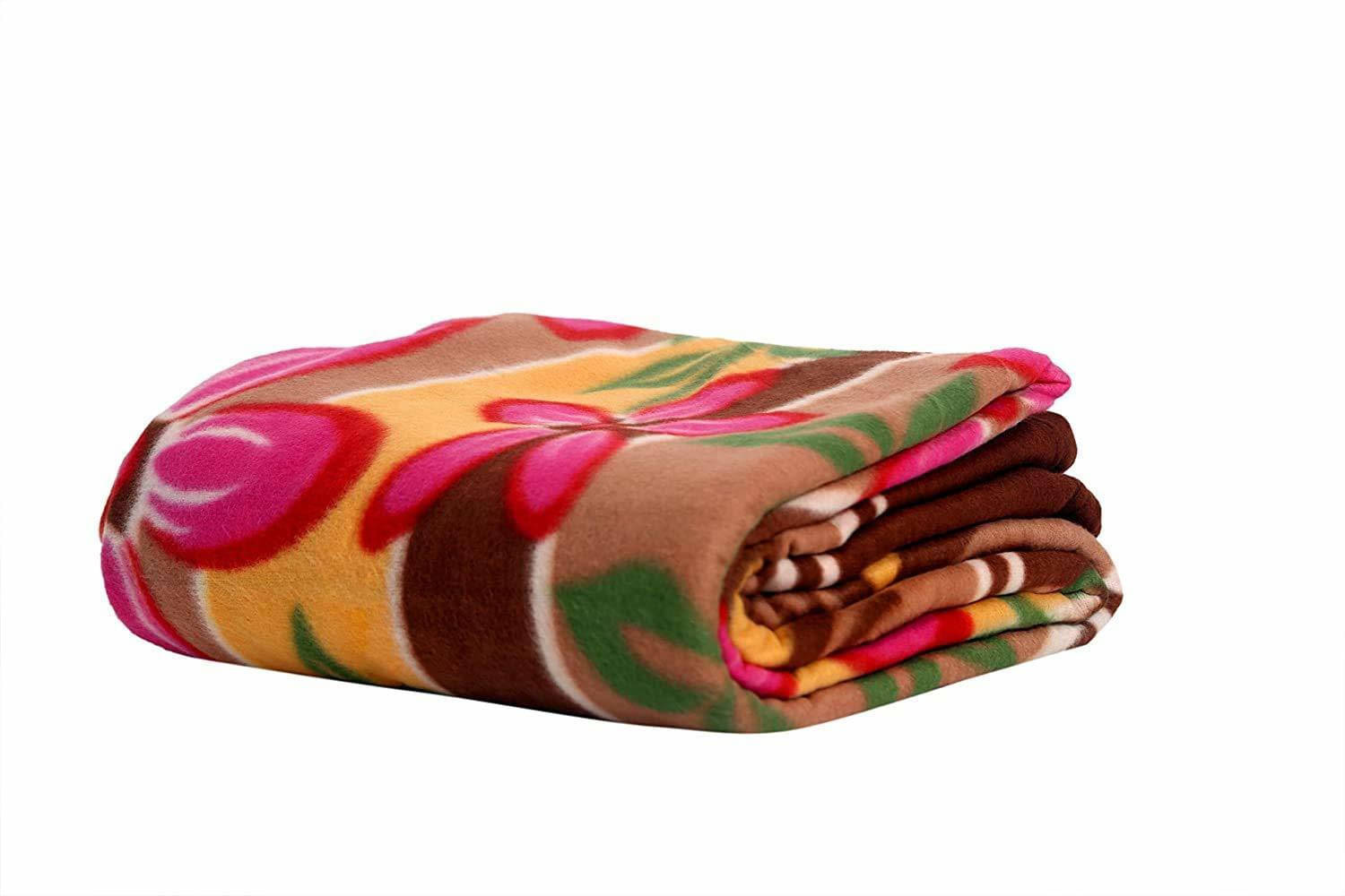 KHUSHRIT Fleece Solid Single Bed Blanket ( 210 cm x 140 cm ) - Multi ( Pack of 1 ) KHUSHRIT Fleece Solid Single Bed Blanket ( 210 cm x 140 cm ) - Multi ( Pack of 1 )