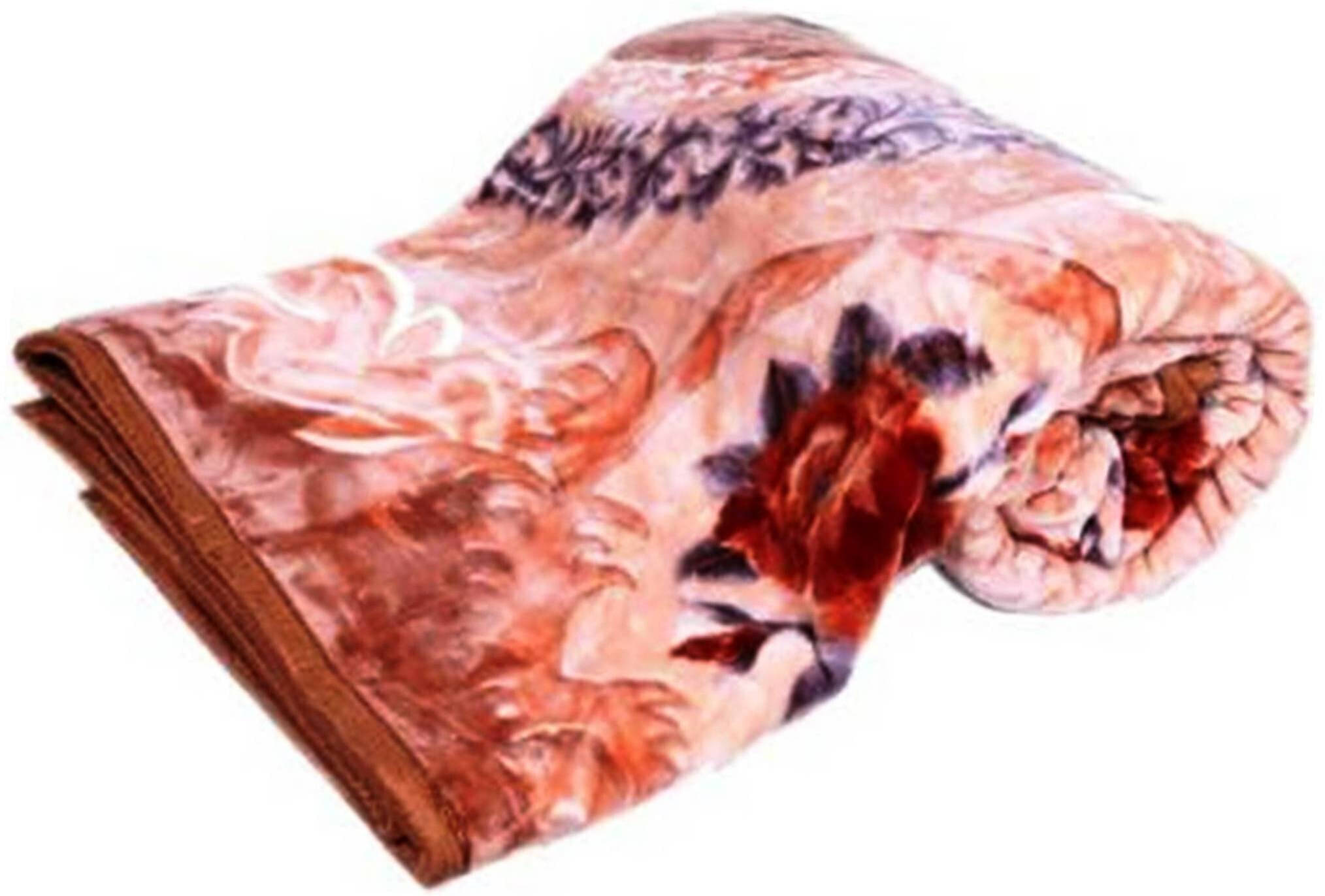     			KHUSHRIT Mink Solid Double Bed Blanket ( 240 cm x 220 cm ) - Multi ( Pack of 1 )